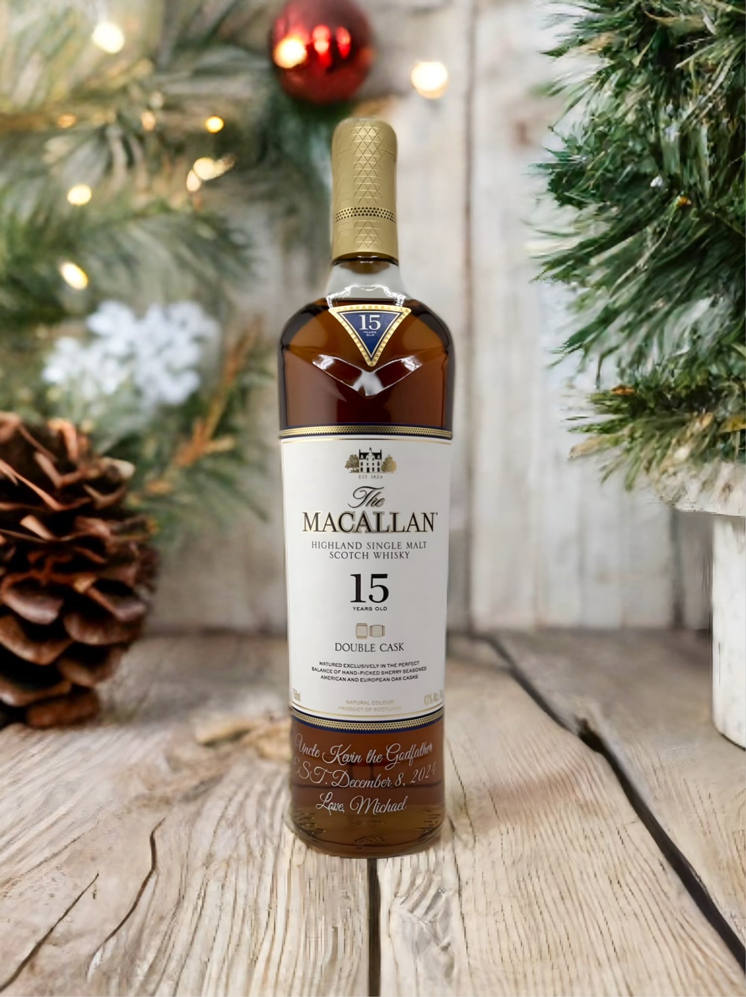 Engraved Macallan 15 Yr - engraveVine