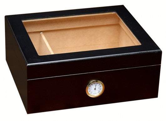 Cabana Glasstop Humidor (BLACK)