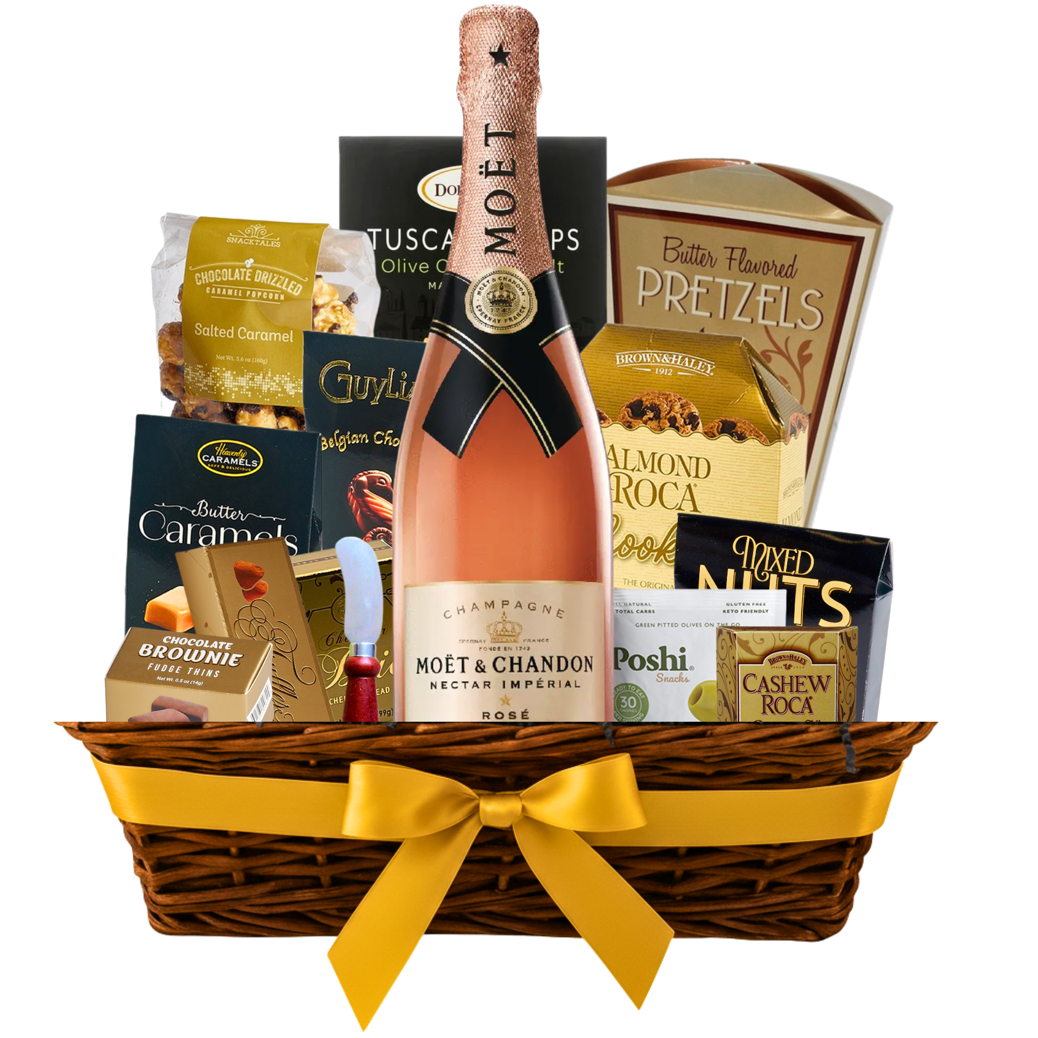 Moet & Chandon Imperial Rose Signature Gift Basket