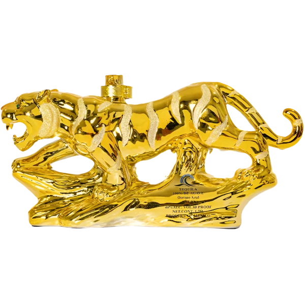 Engraved Oceano Azul Golden Tiger Anejo Tequila 1.75L - engraveVine