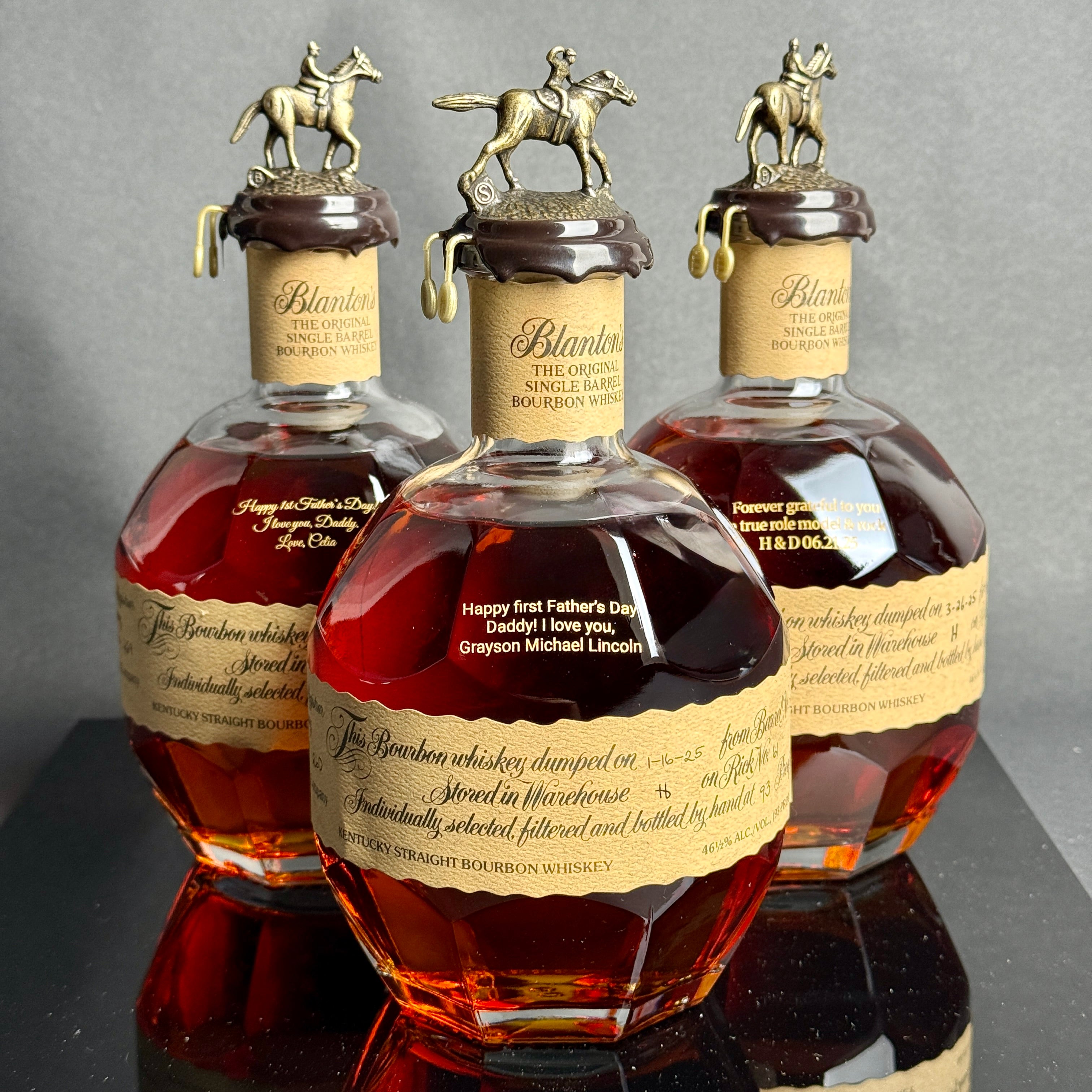 Engraved Blanton's Bourbon Bottles - engraveVine