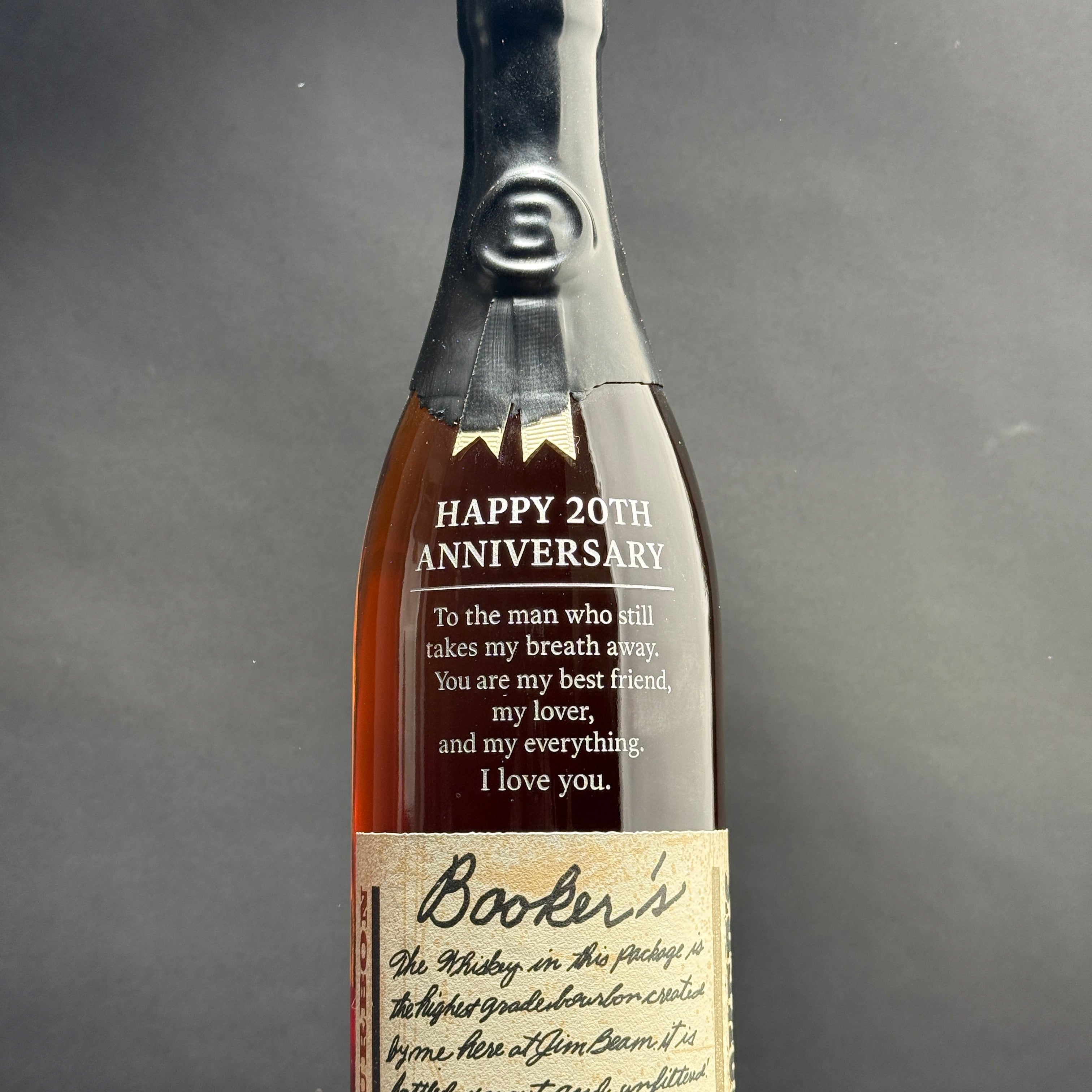 Engraved Booker's Bourbon - engraveVine