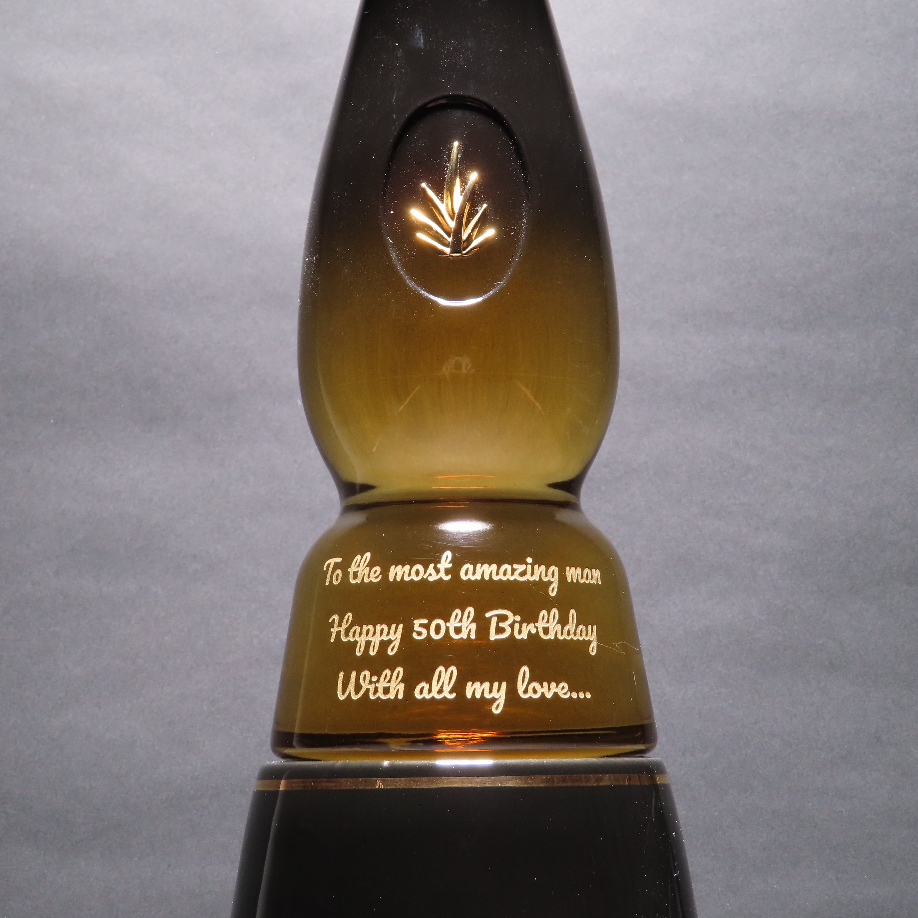 Engraved Clase Azul Gold Tequila Bottle - engraveVine