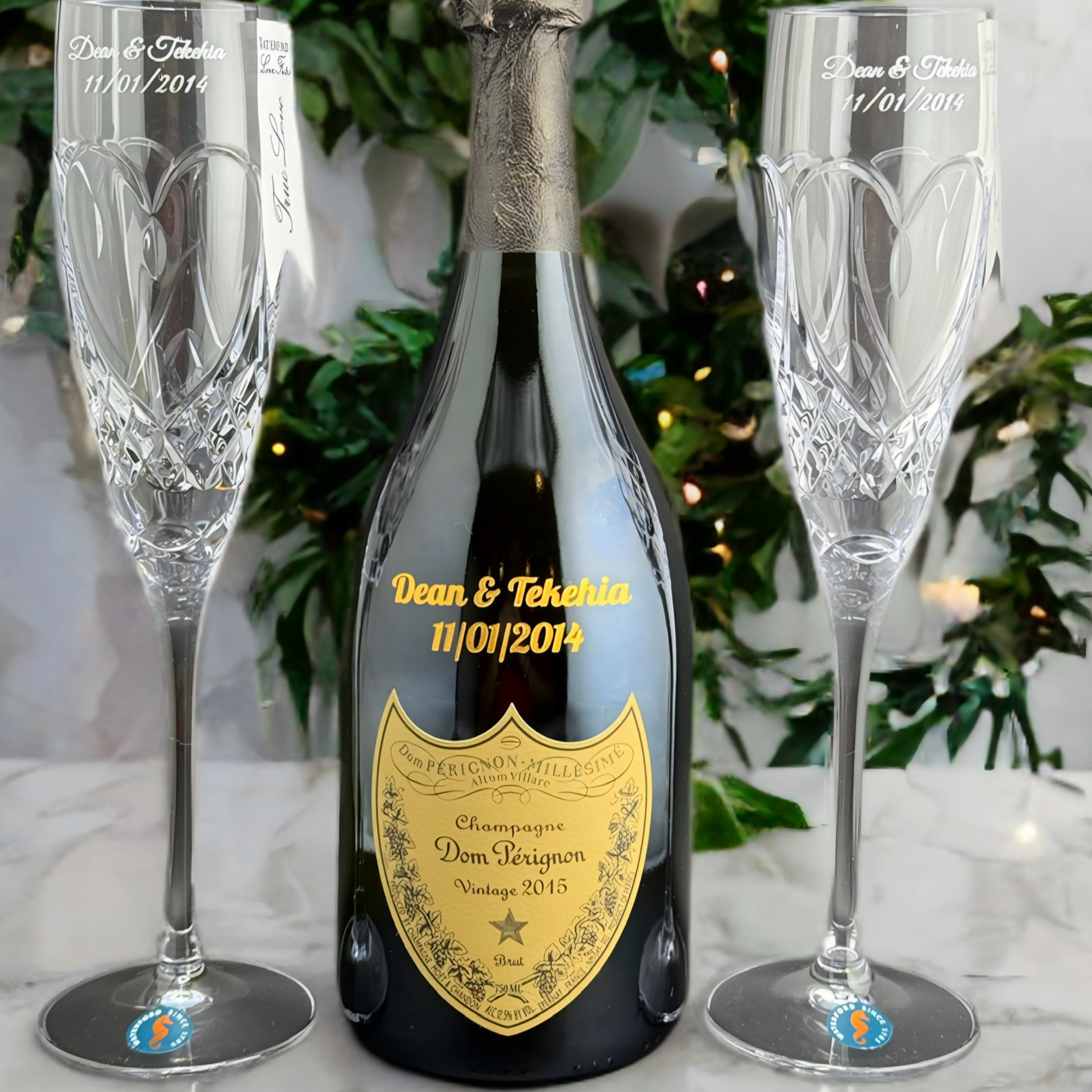 Engraved Dom Perignon Brut Champagne - engraveVine