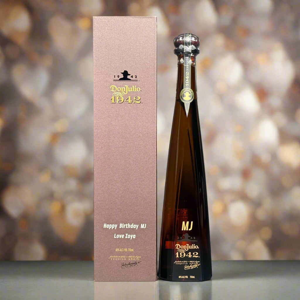 Engraved Don Julio 1942 Bottle & Box - engraveVine
