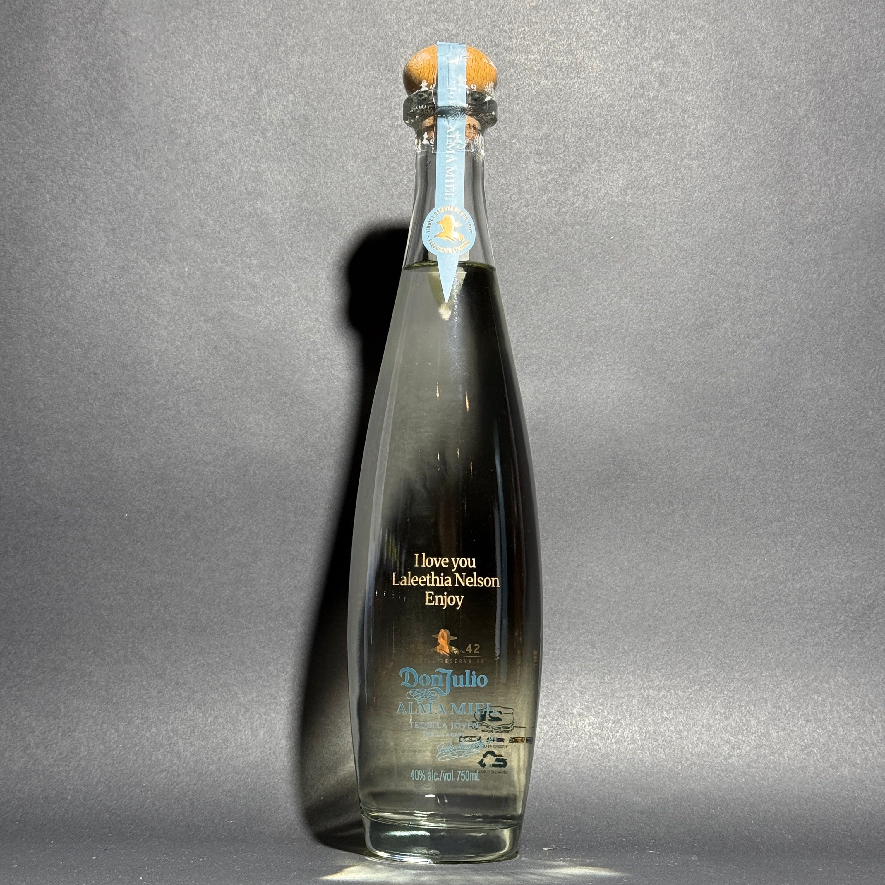 Engraved Don Julio Alma Miel - engraveVine