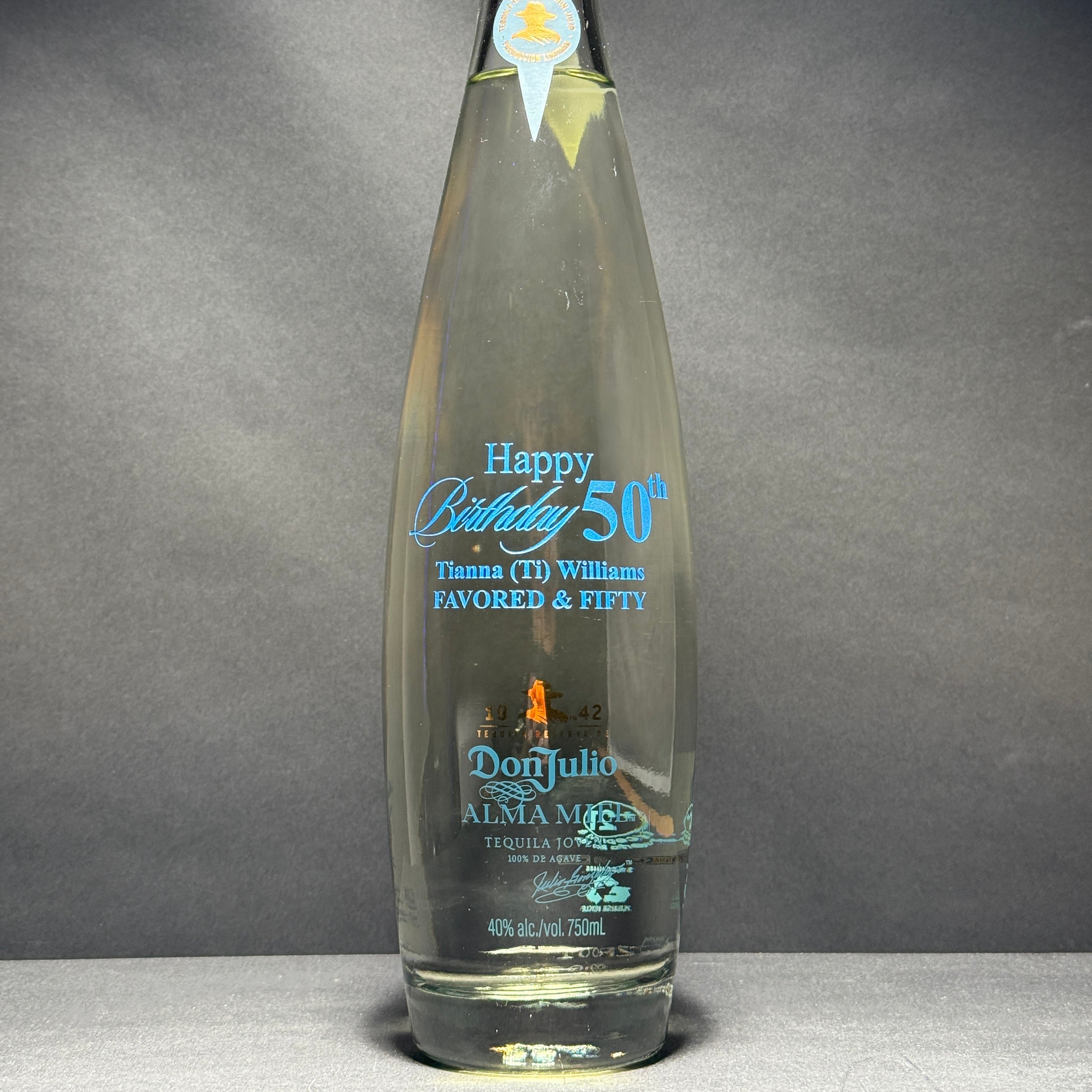 Engraved Don Julio Alma Miel - engraveVine