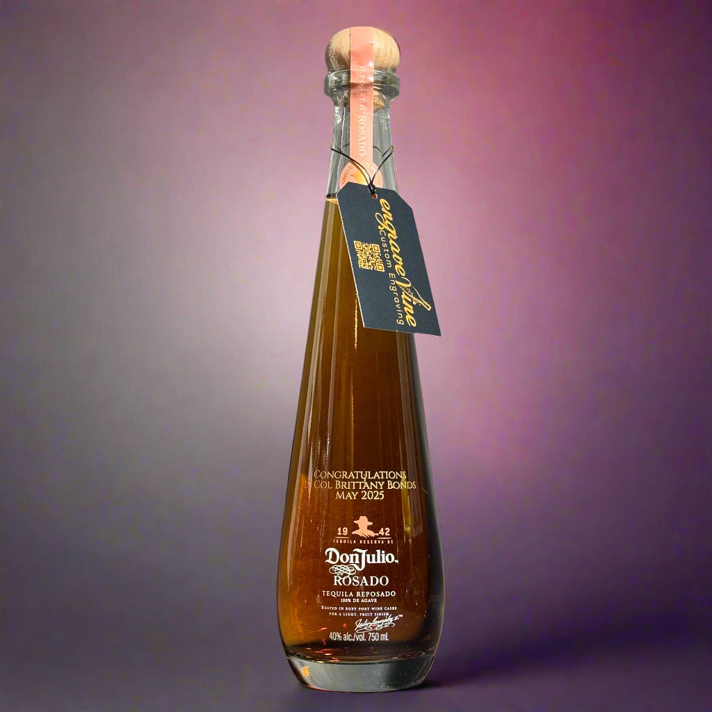 Engraved Don Julio Rosado - engraveVine