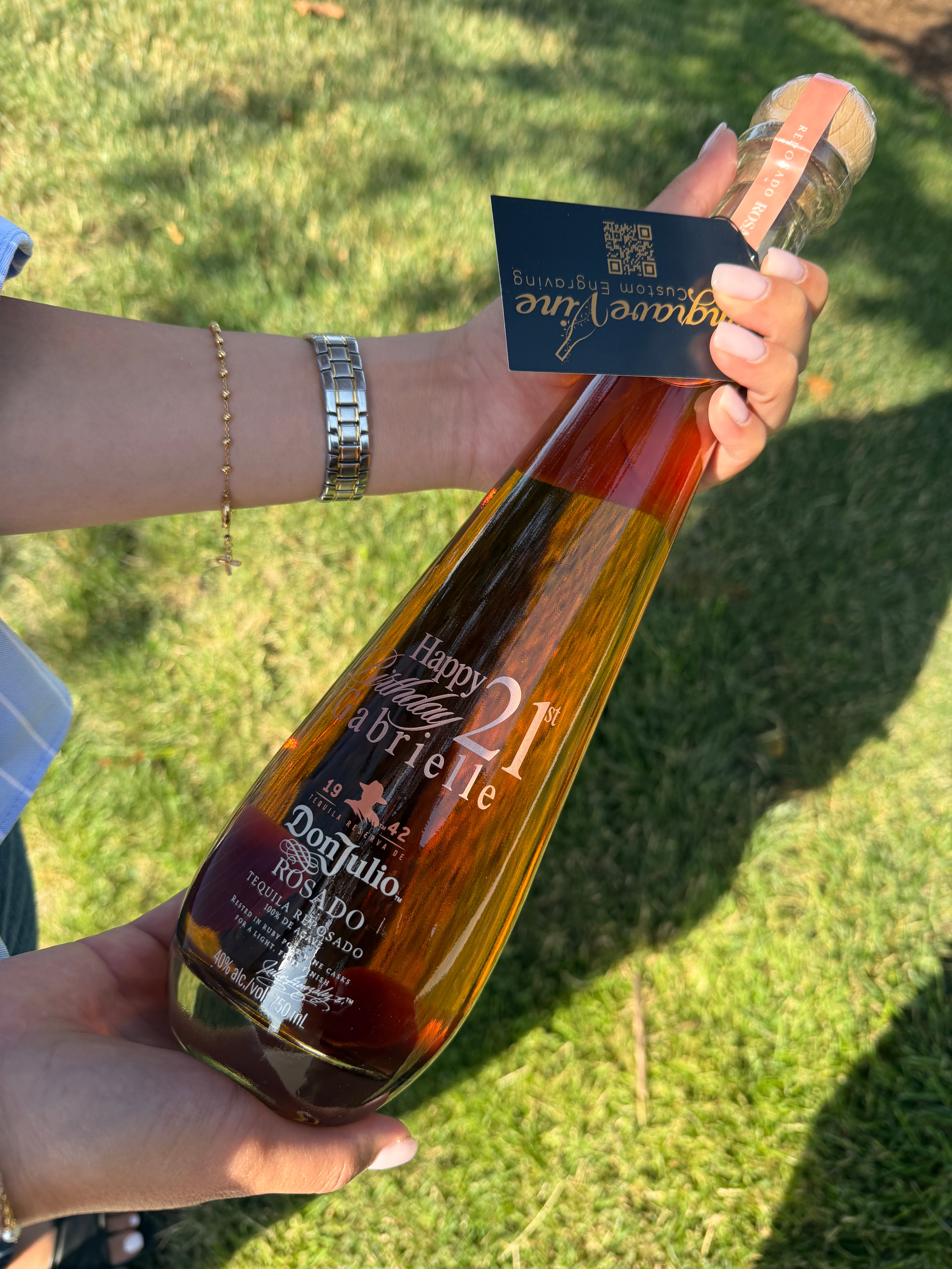 Engraved Don Julio Rosado - engraveVine
