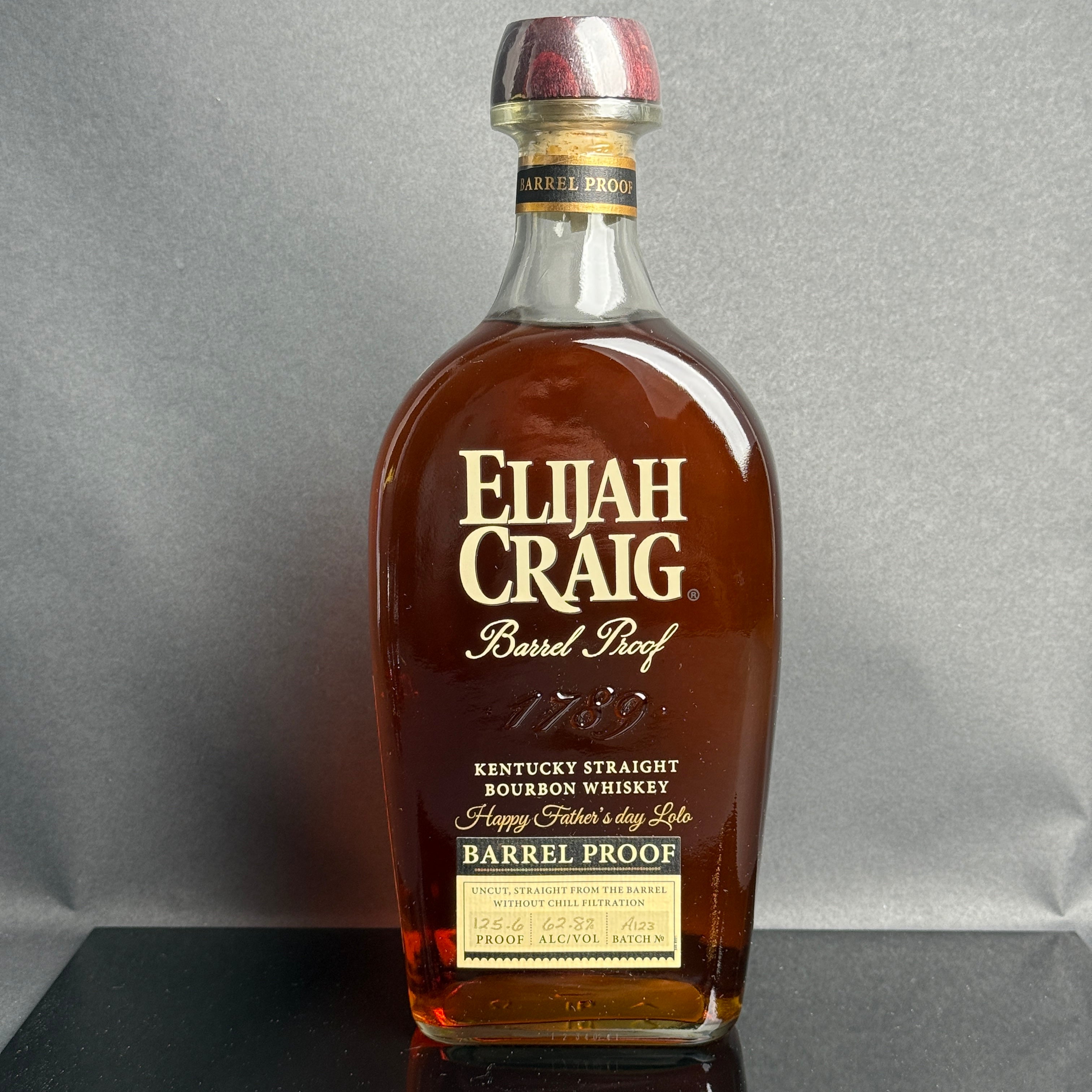 Engraved Elijah Craig Barrel Proof - engraveVine