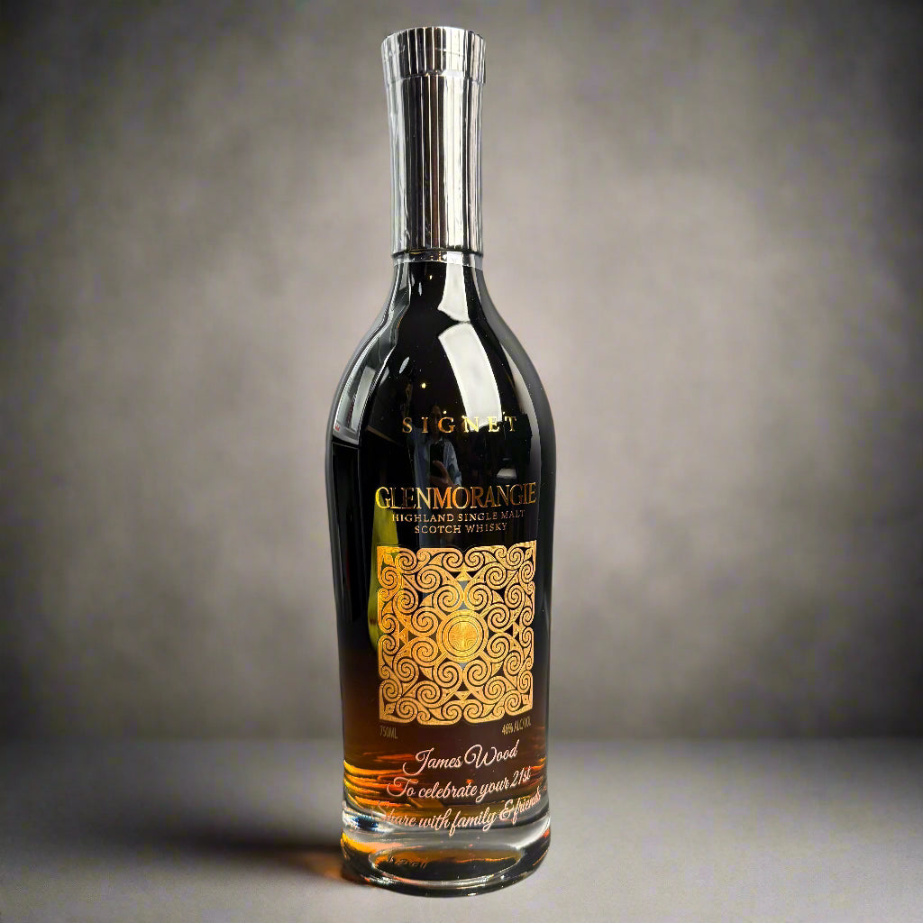Engraved Glenmorangie Signet Scotch - engraveVine