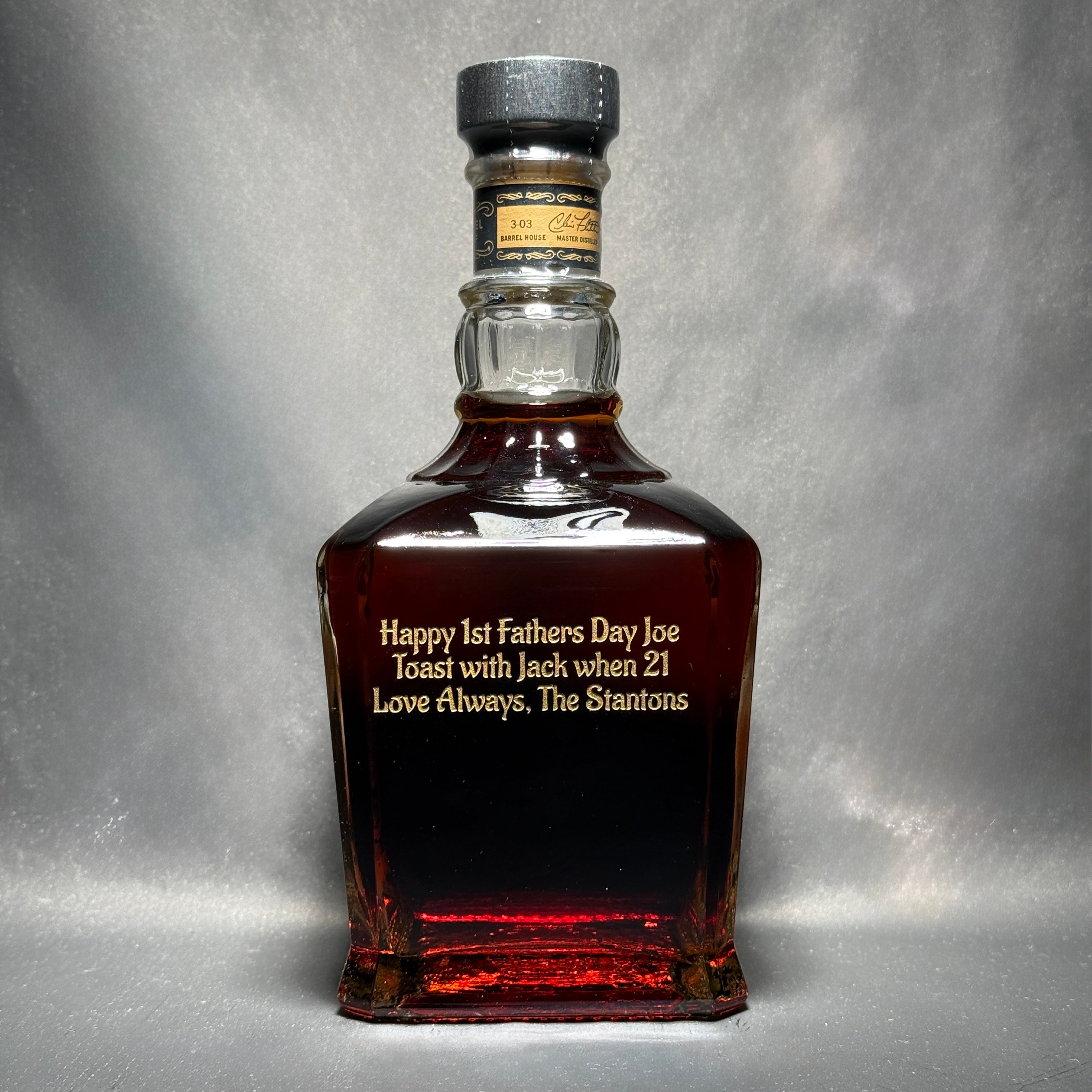 Engraved Jack Daniel's Single Barrel - engraveVine