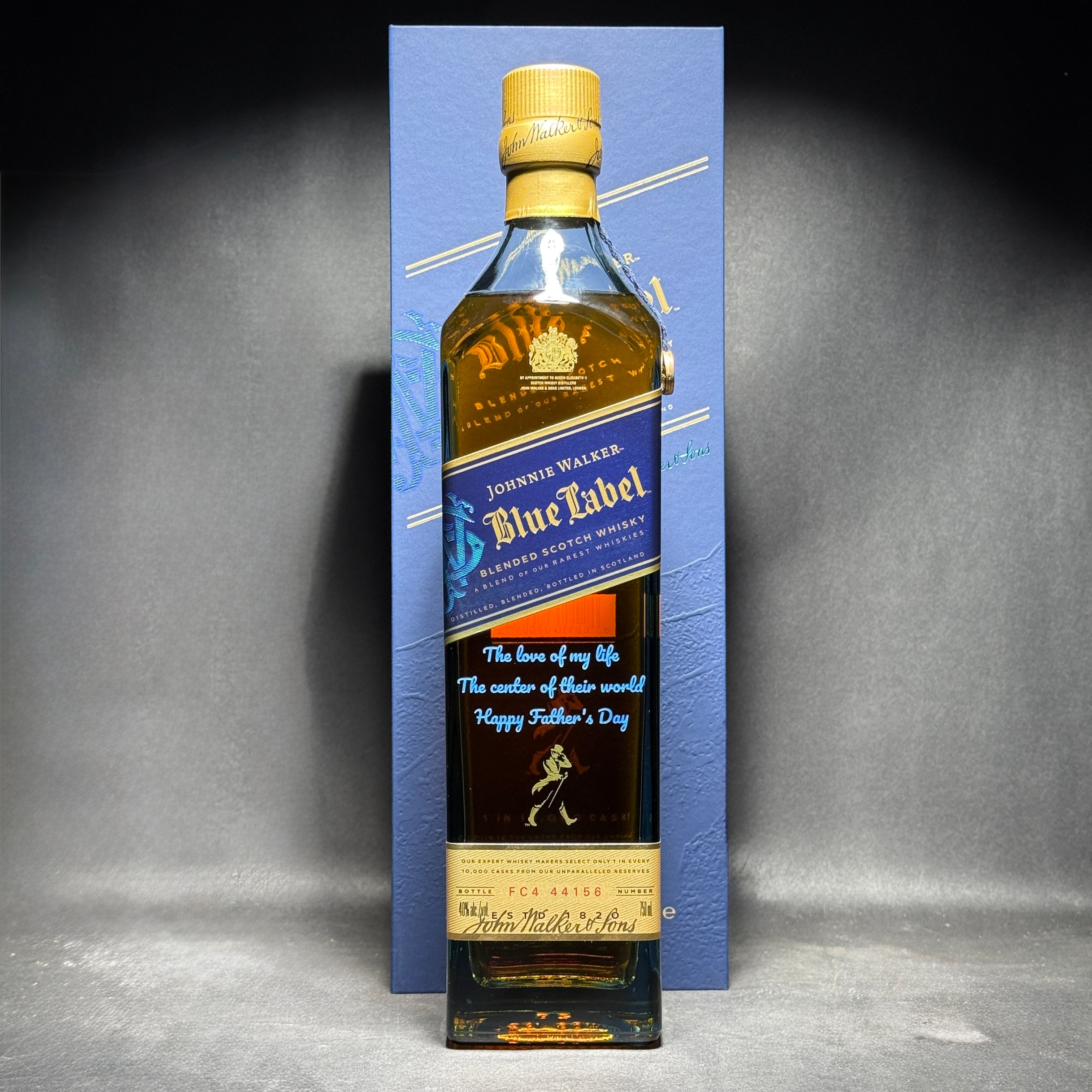 Engraved Johnnie Walker Blue Label Father's Day - engraveVine