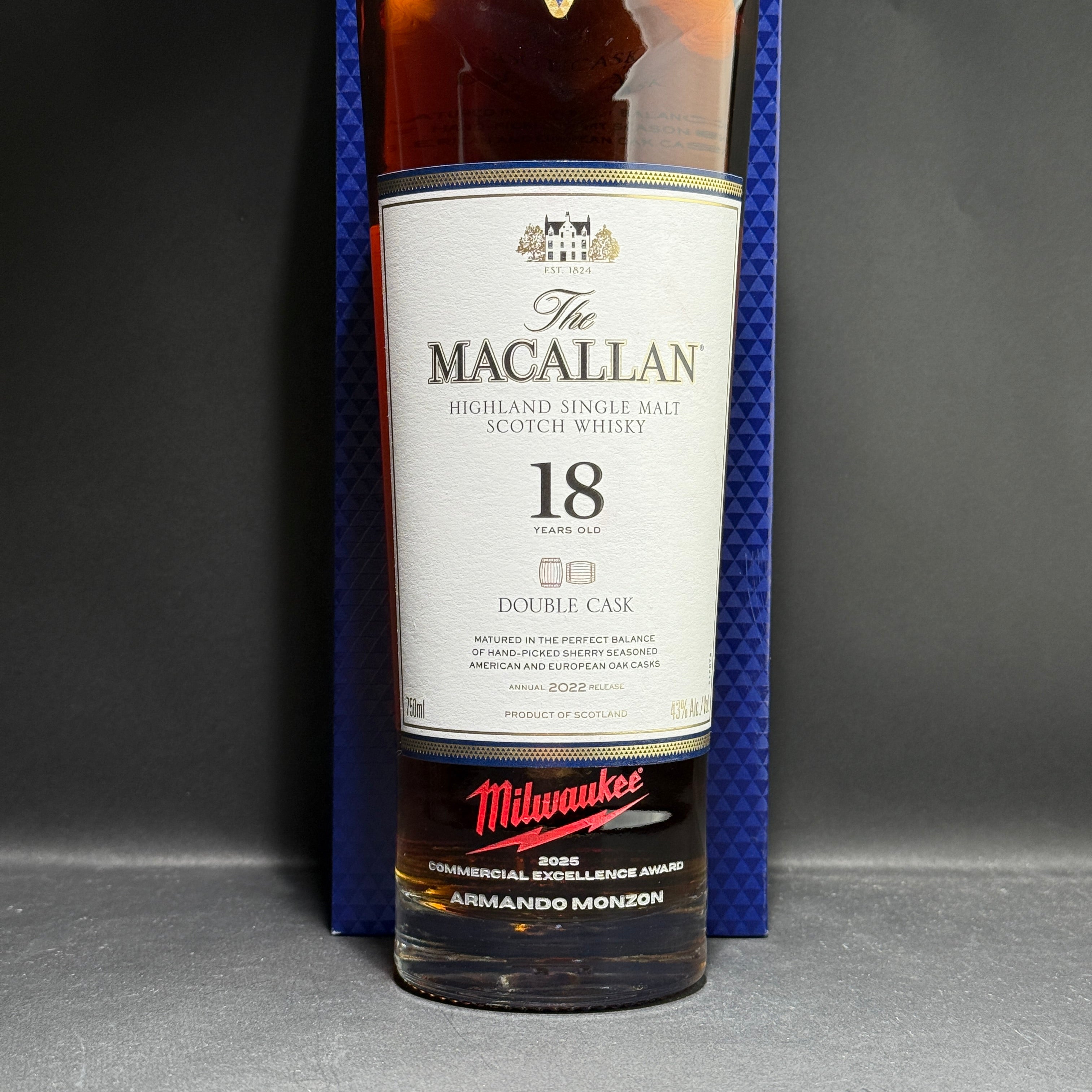 Engraved Macallan 18 Yr Double Cask - engraveVine