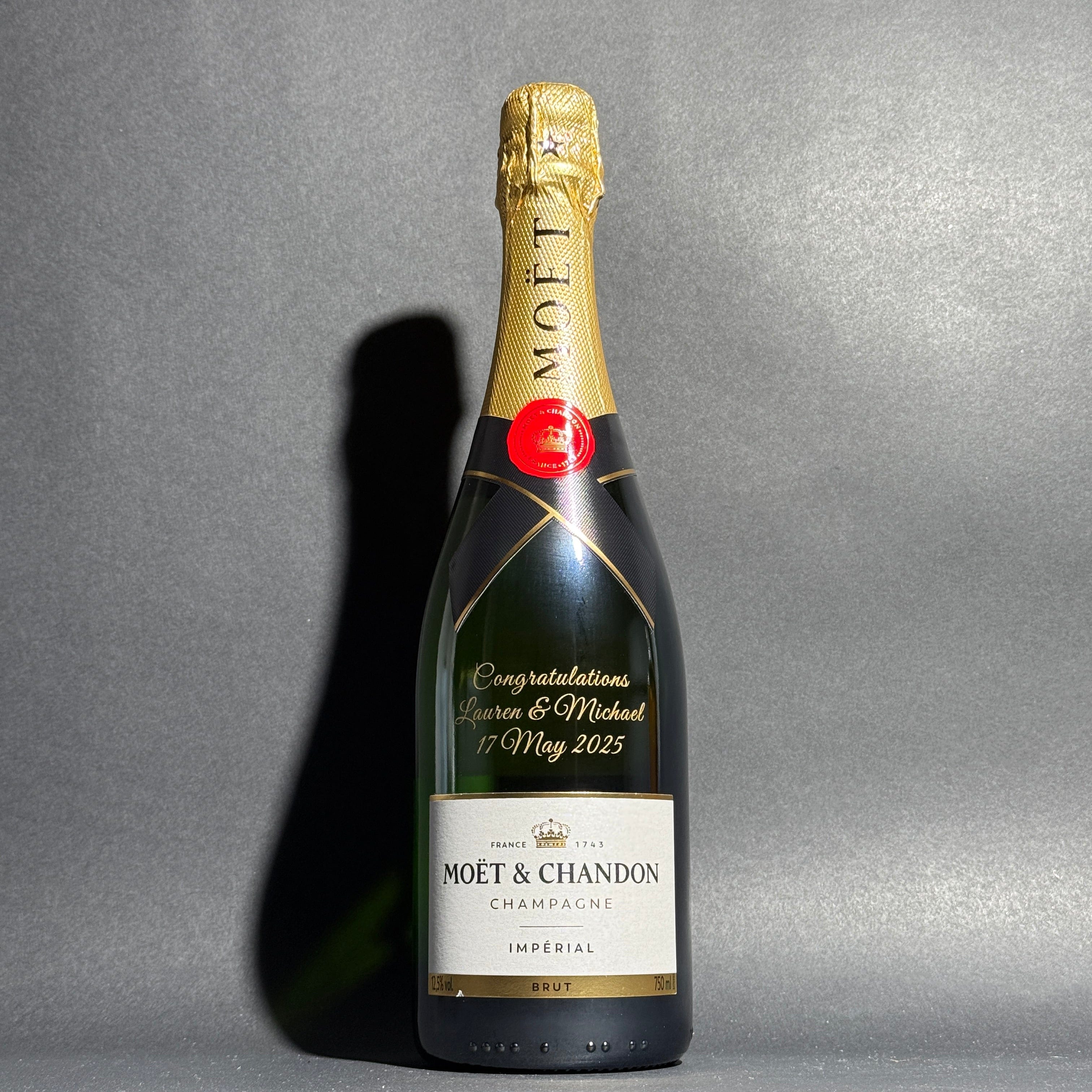Engraved Moet & Chandon Imperial Brut - engraveVine