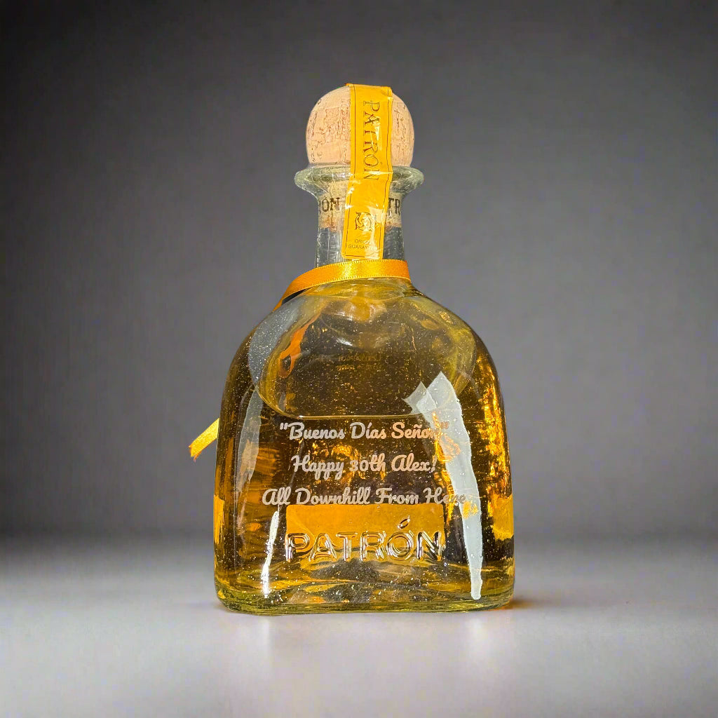 Engraved Patron Anejo - engraveVine