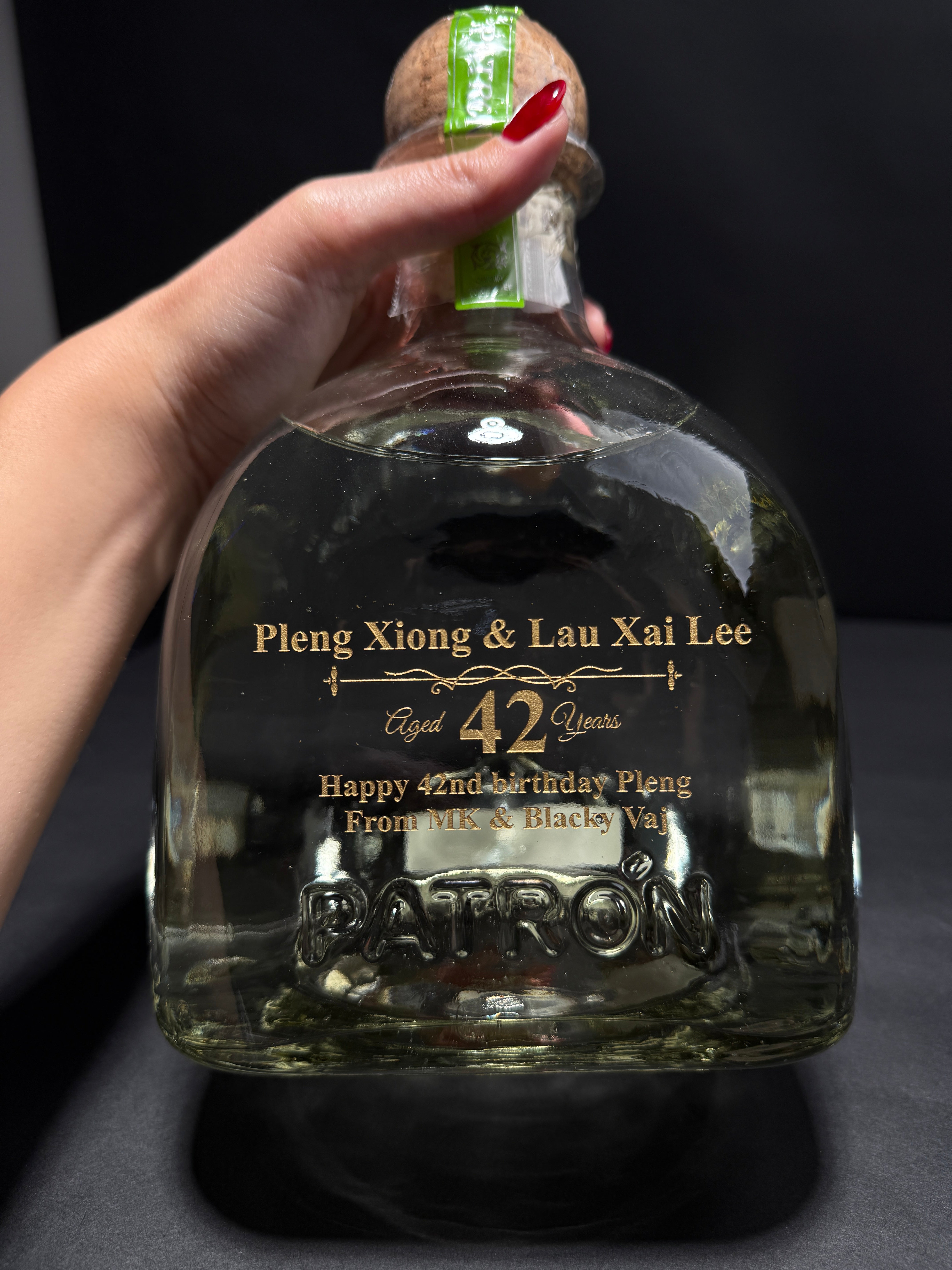 Engraved Patron Silver - engraveVine