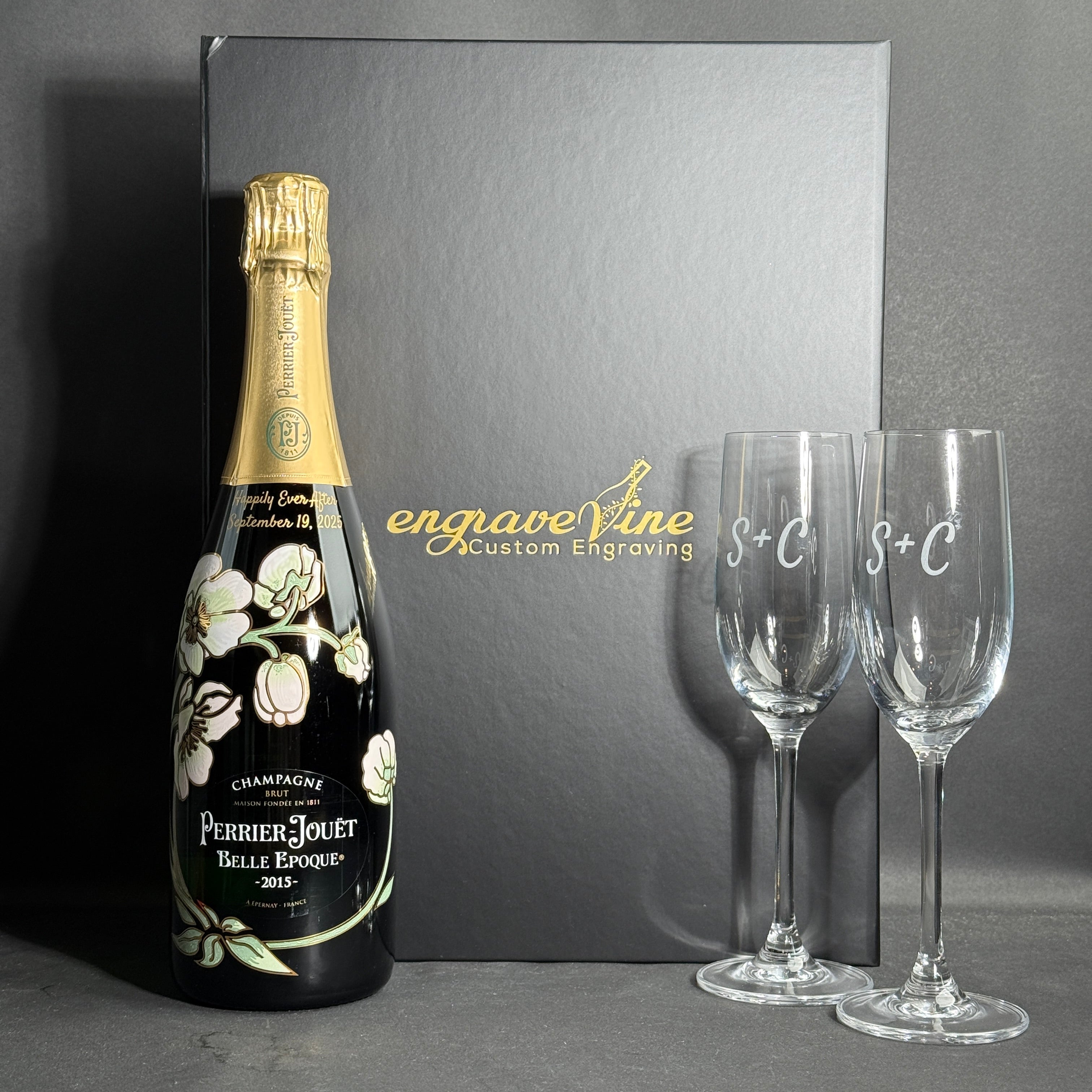 Engraved Perrier Jouet Gift Set - engraveVine