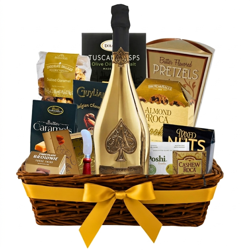 Armand de Brignac シャンパン入れ Armand De Brignac Ace of Spades Signature Gift Basket