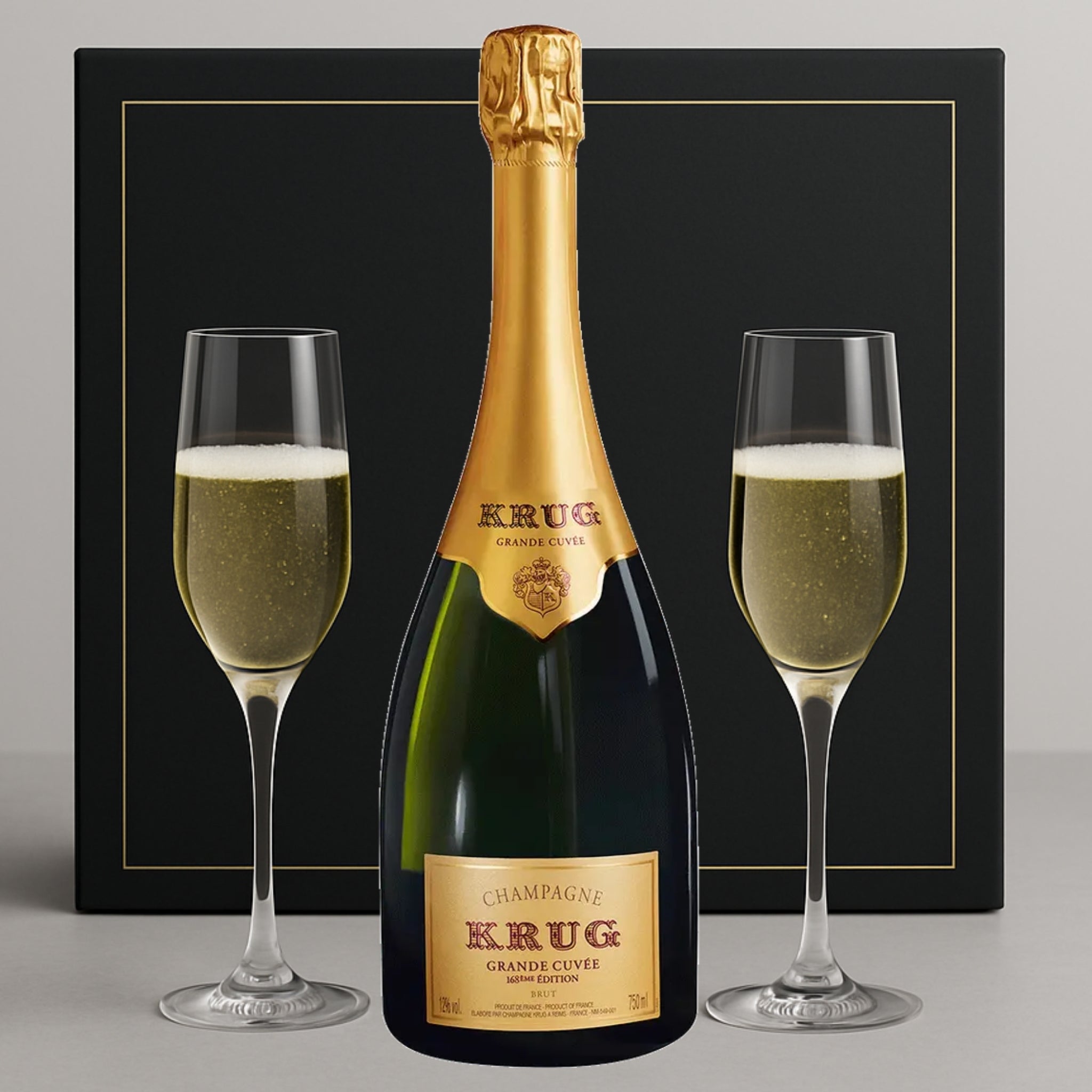 Krug Grand Cuvee Brut Gift Set
