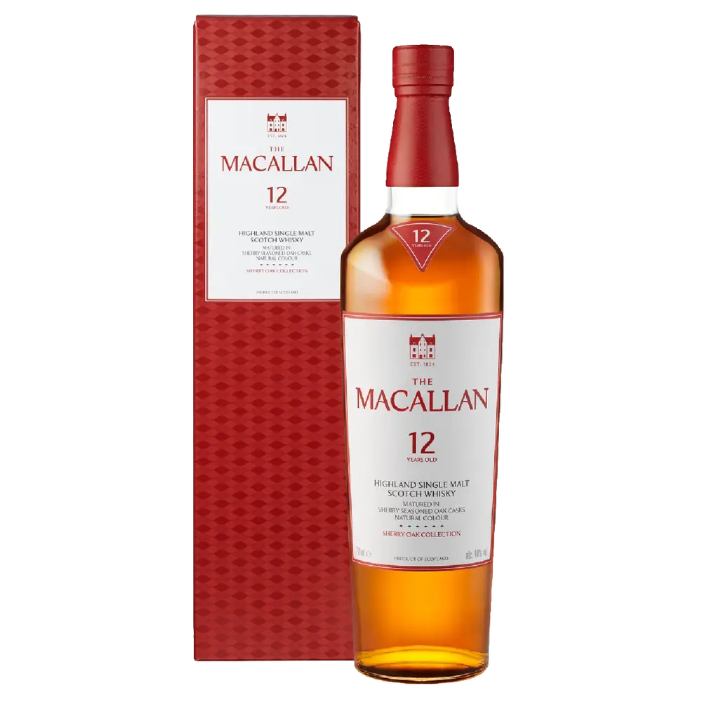 Macallan 12 Year Sherry Oak Single Malt Scotch - engraveVine