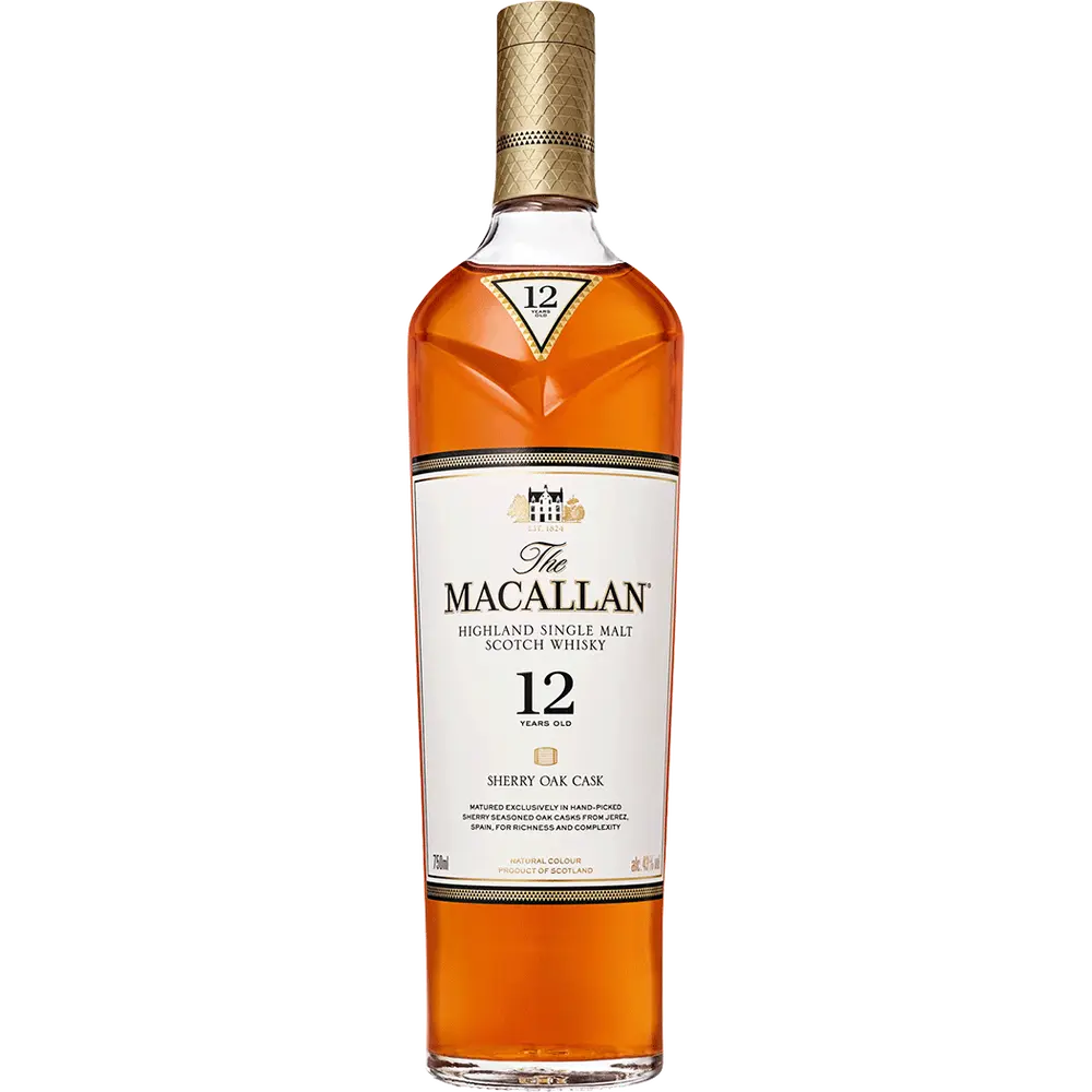 Macallan 12 Year Sherry Oak Single Malt Scotch