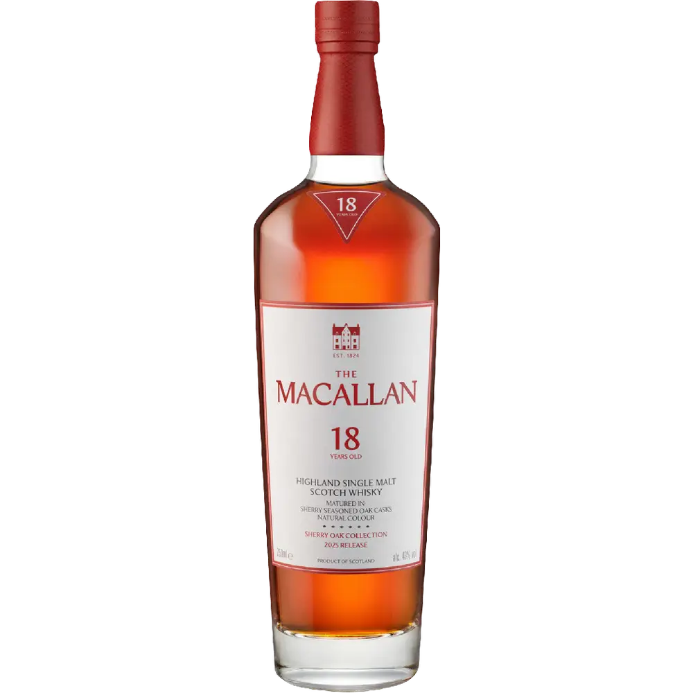 Macallan 18 Year Sherry Oak Single Malt Scotch