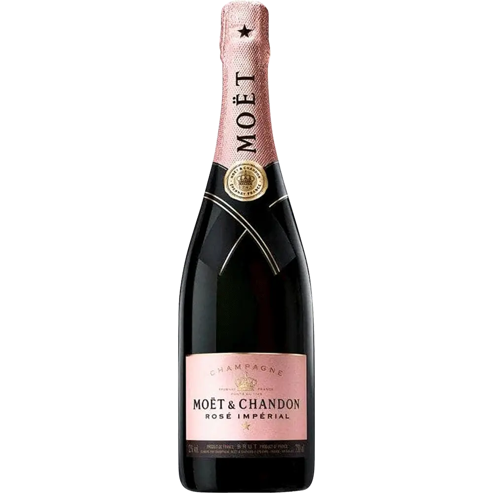 Engraved Moet & Chandon Imperial Rose – Personalized Champagne