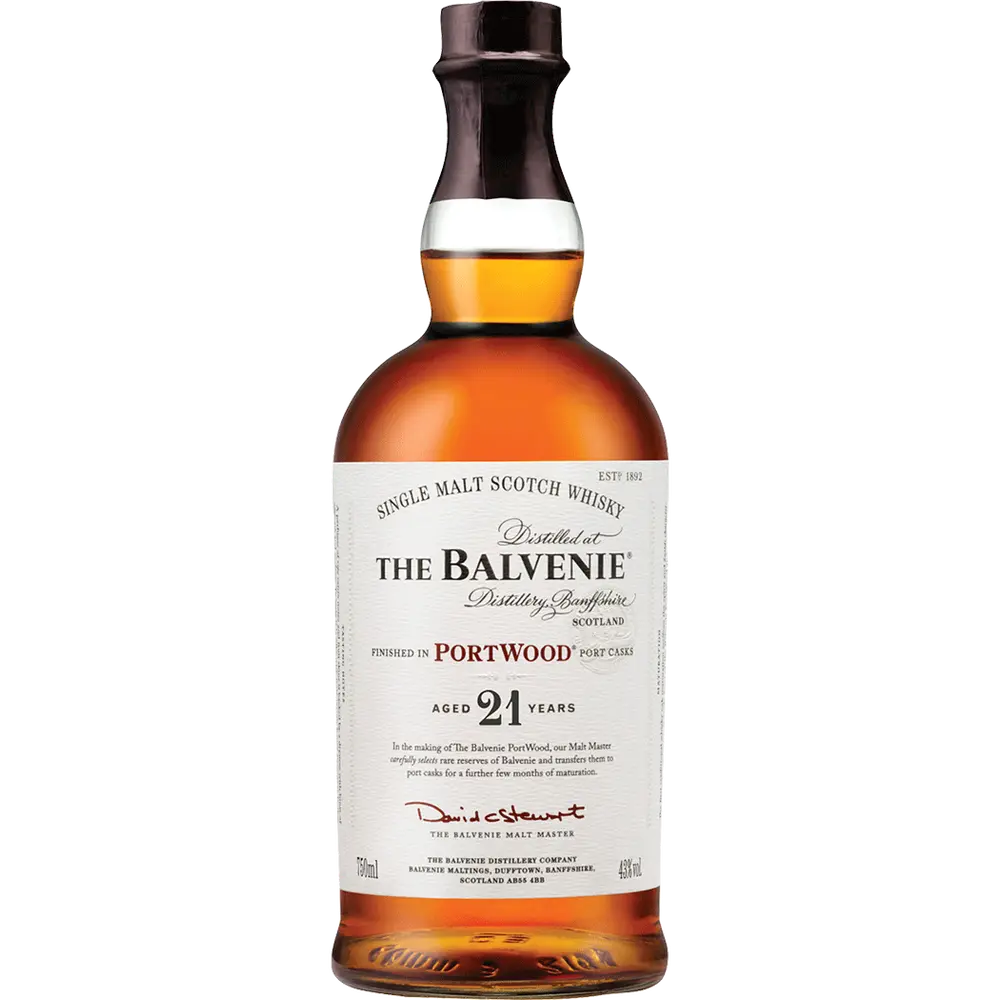 ウイスキー THE BALVENIE PORTWOOD 21 Engraved The Balvenie PortWood 21 Year – Personalized Gift