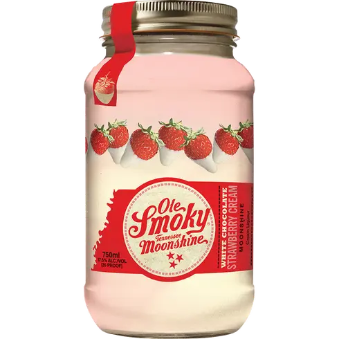 Ole Smoky White Chocolate Strawberry Cream - engraveVine