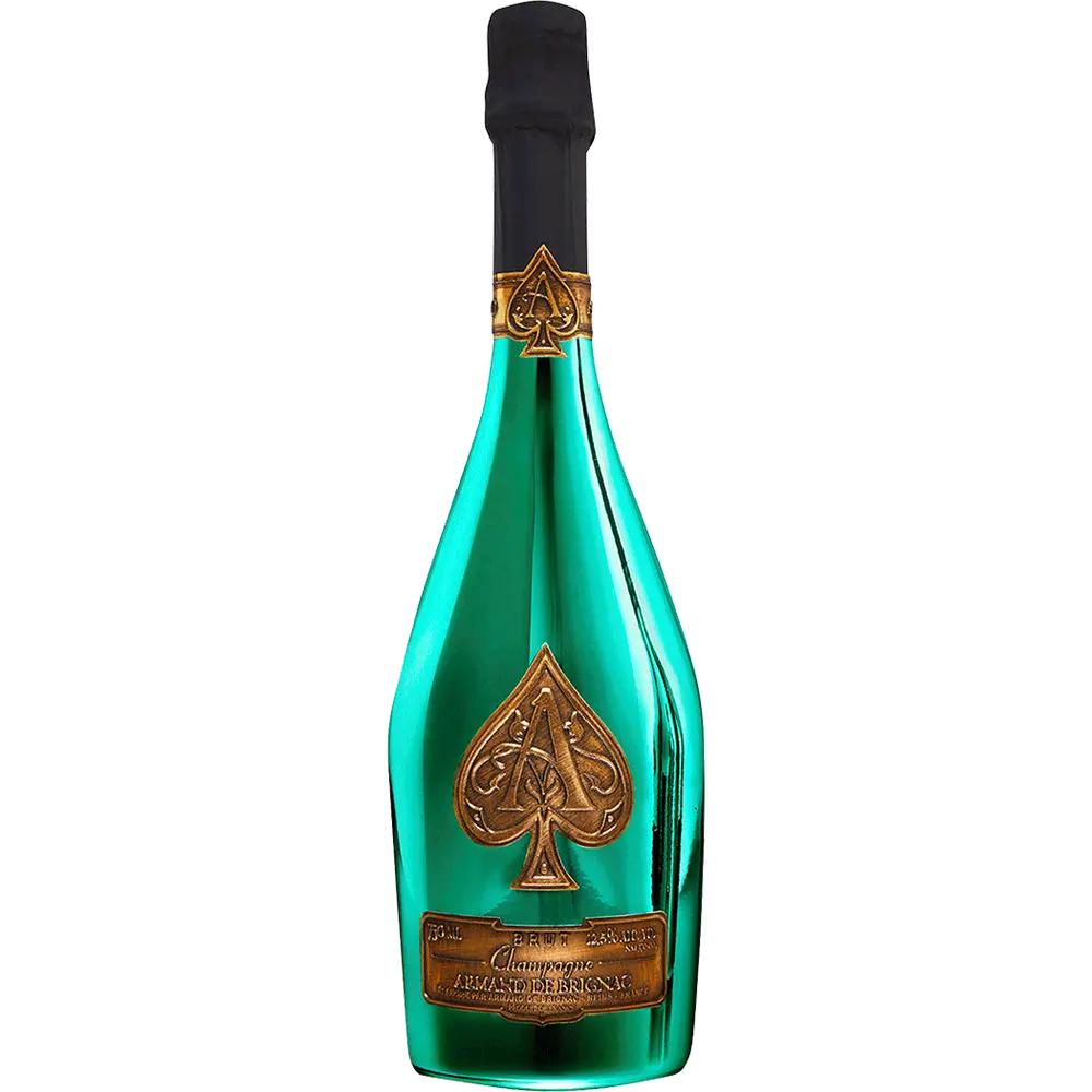 Engraved Armand de Brignac Green Ace of Spades Brut – Personalized