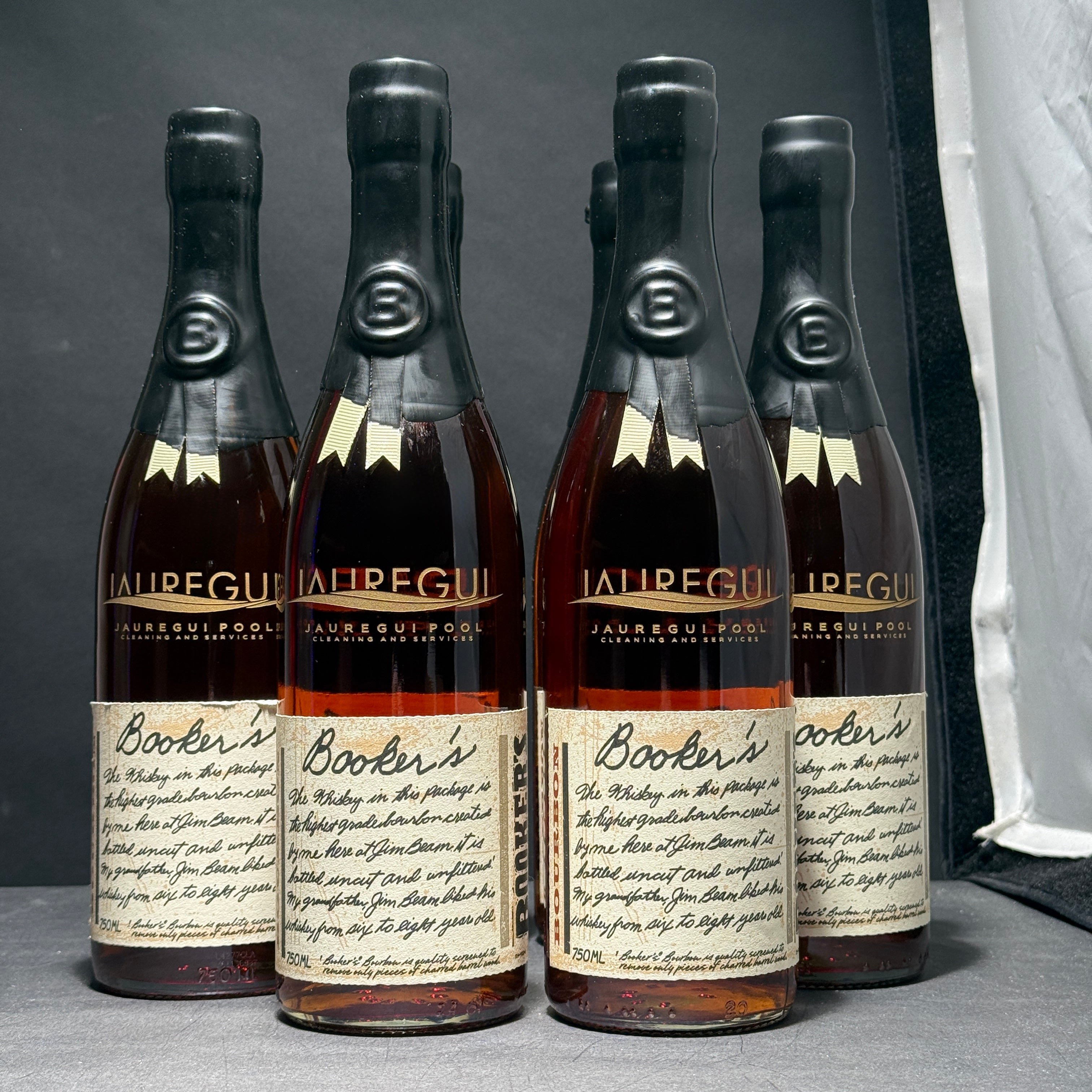 Engraved Booker's Bourbon bottles - engraveVine