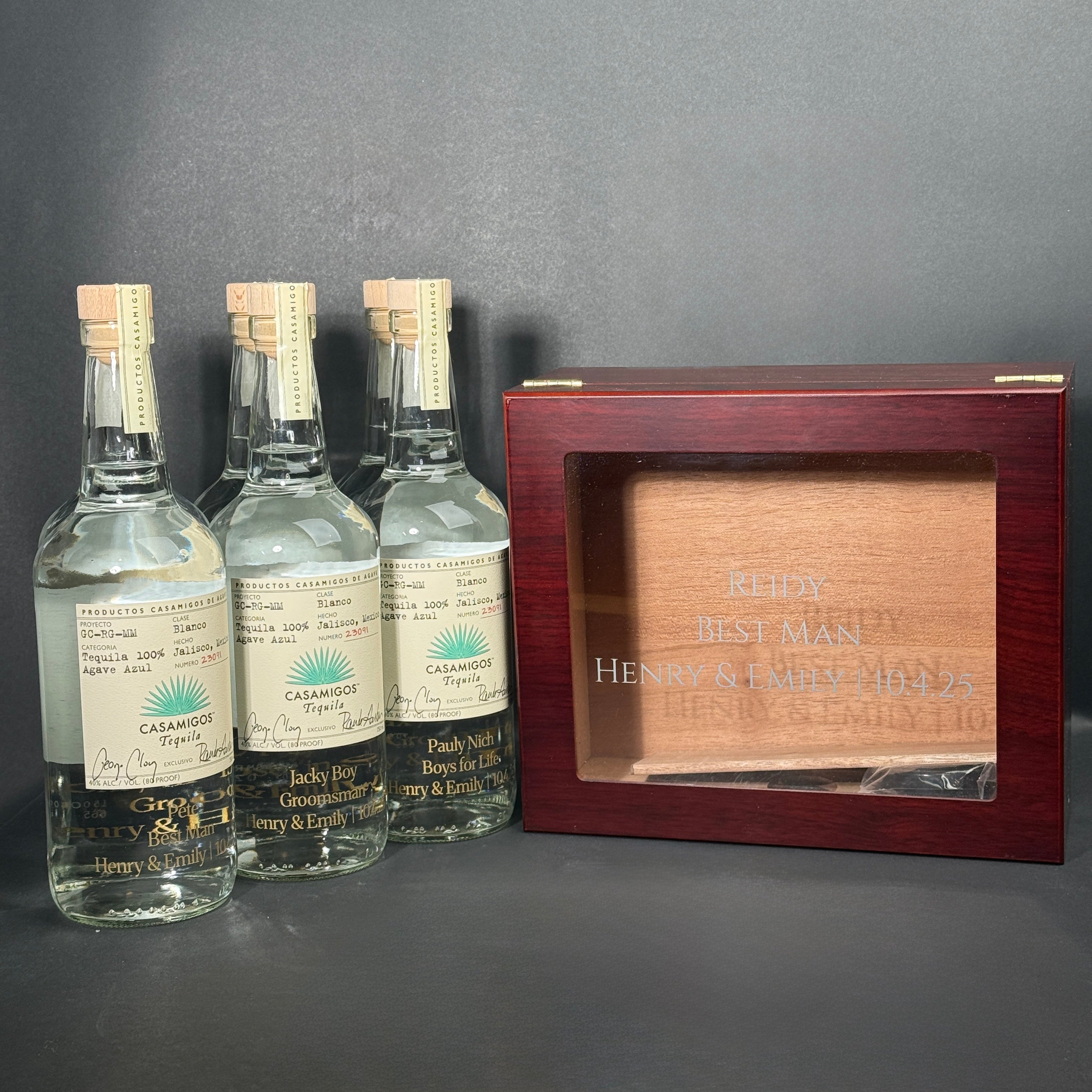 Engraved Casamigos Blanco Groomsman Gift - engraveVine