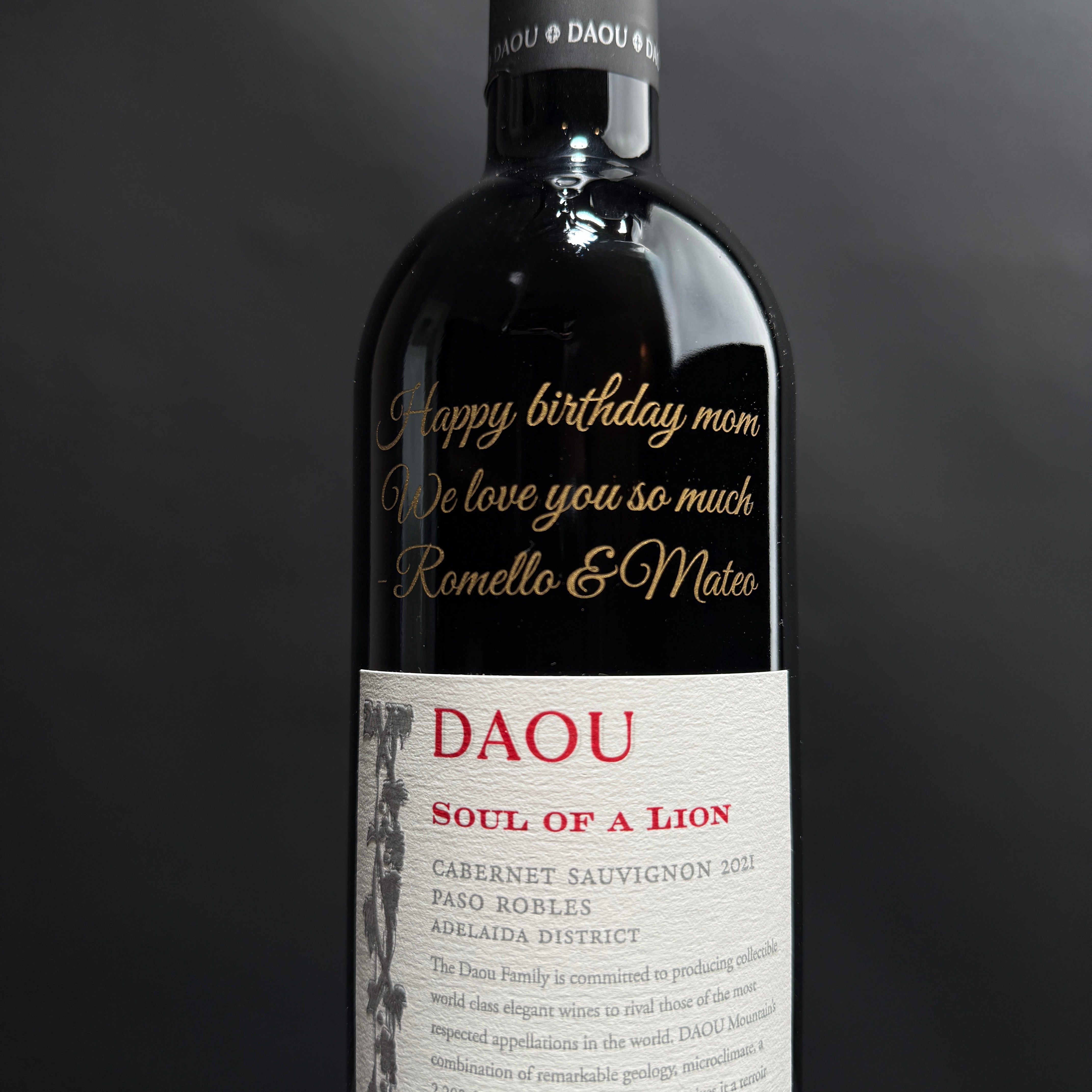 Engraved Daou Soul of a Lion - engraveVine