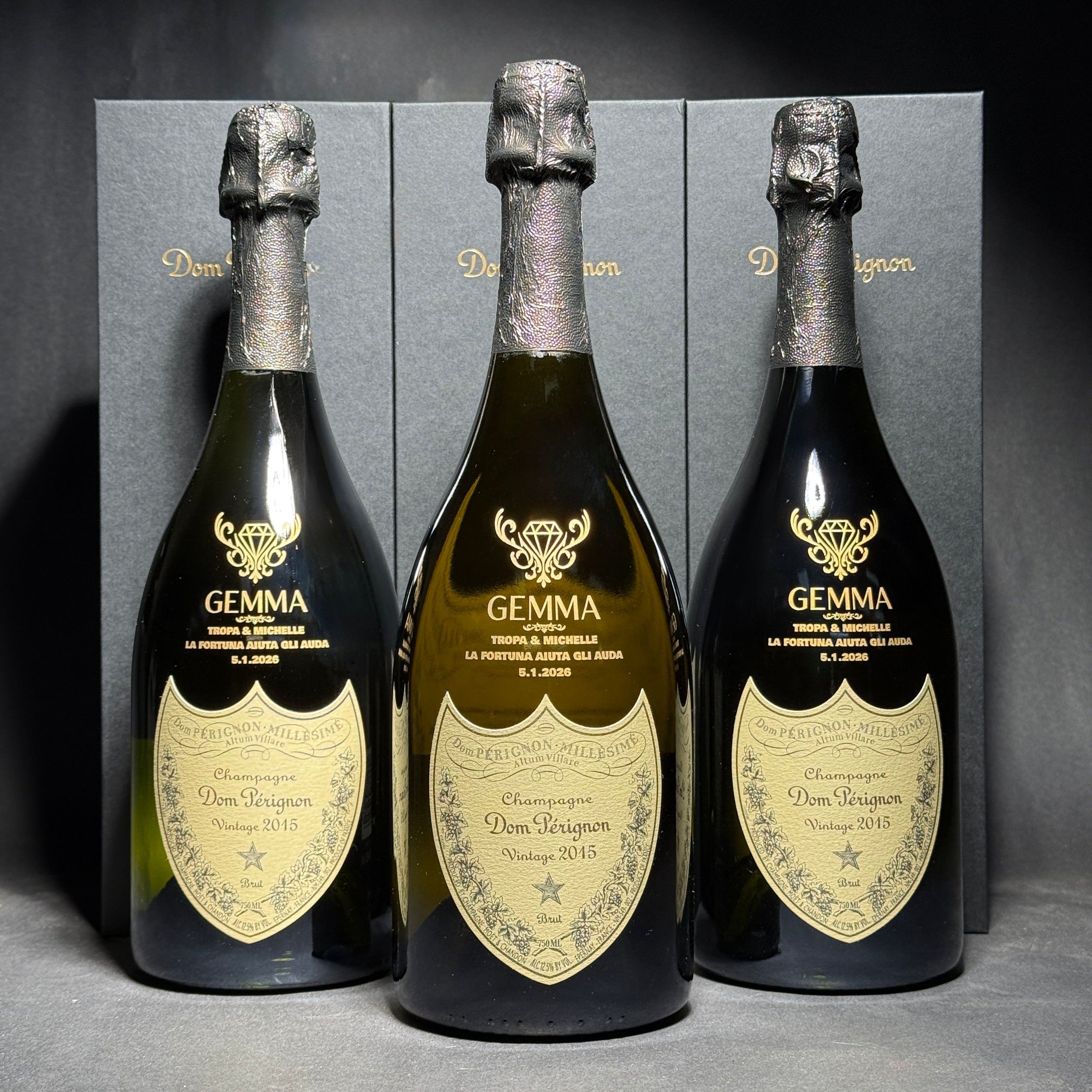 Engraved Dom Perignon Brut Champagne - engraveVine