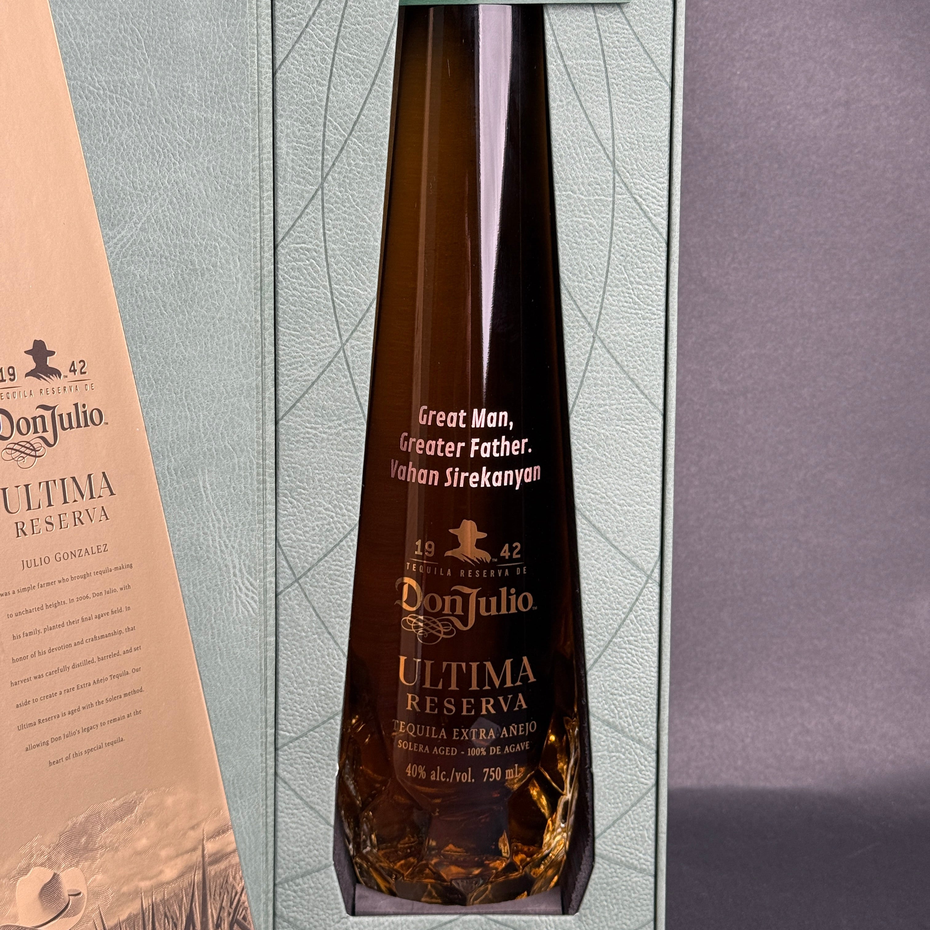 Engraved Don Julio Ultima Reserva - engraveVine