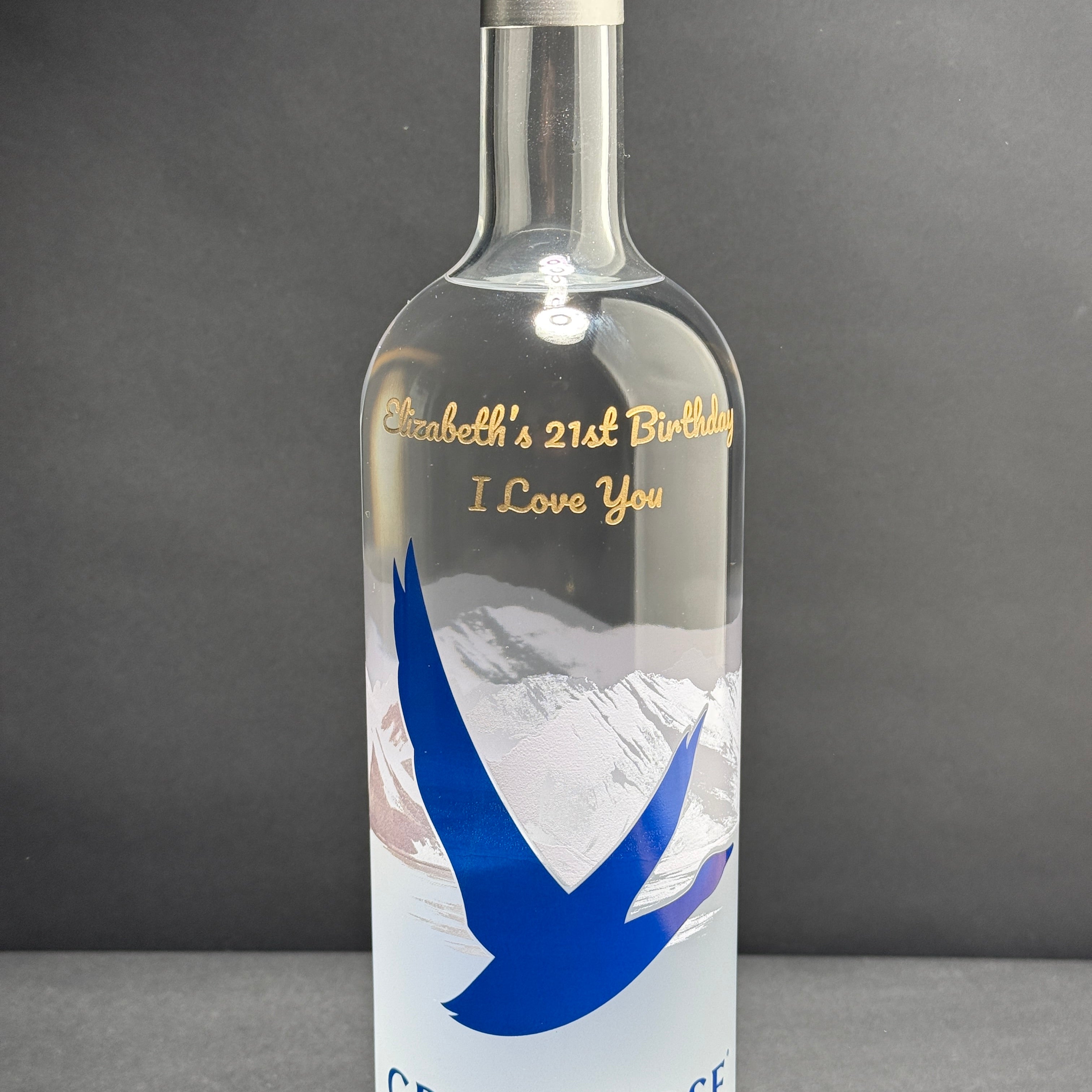 Engraved Grey Goose Vodka - engraveVine