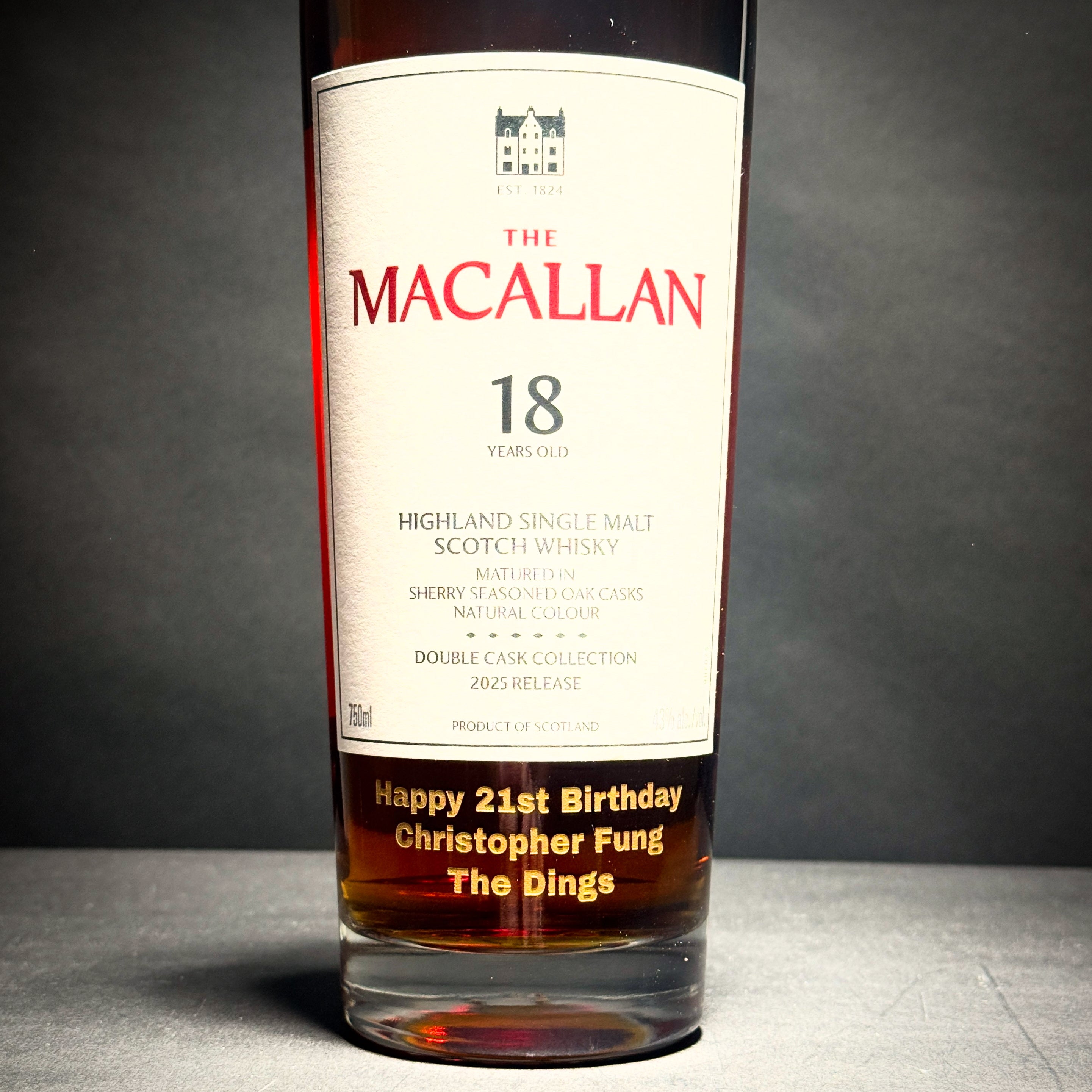 Engraved Macallan 18 Year - engraveVine