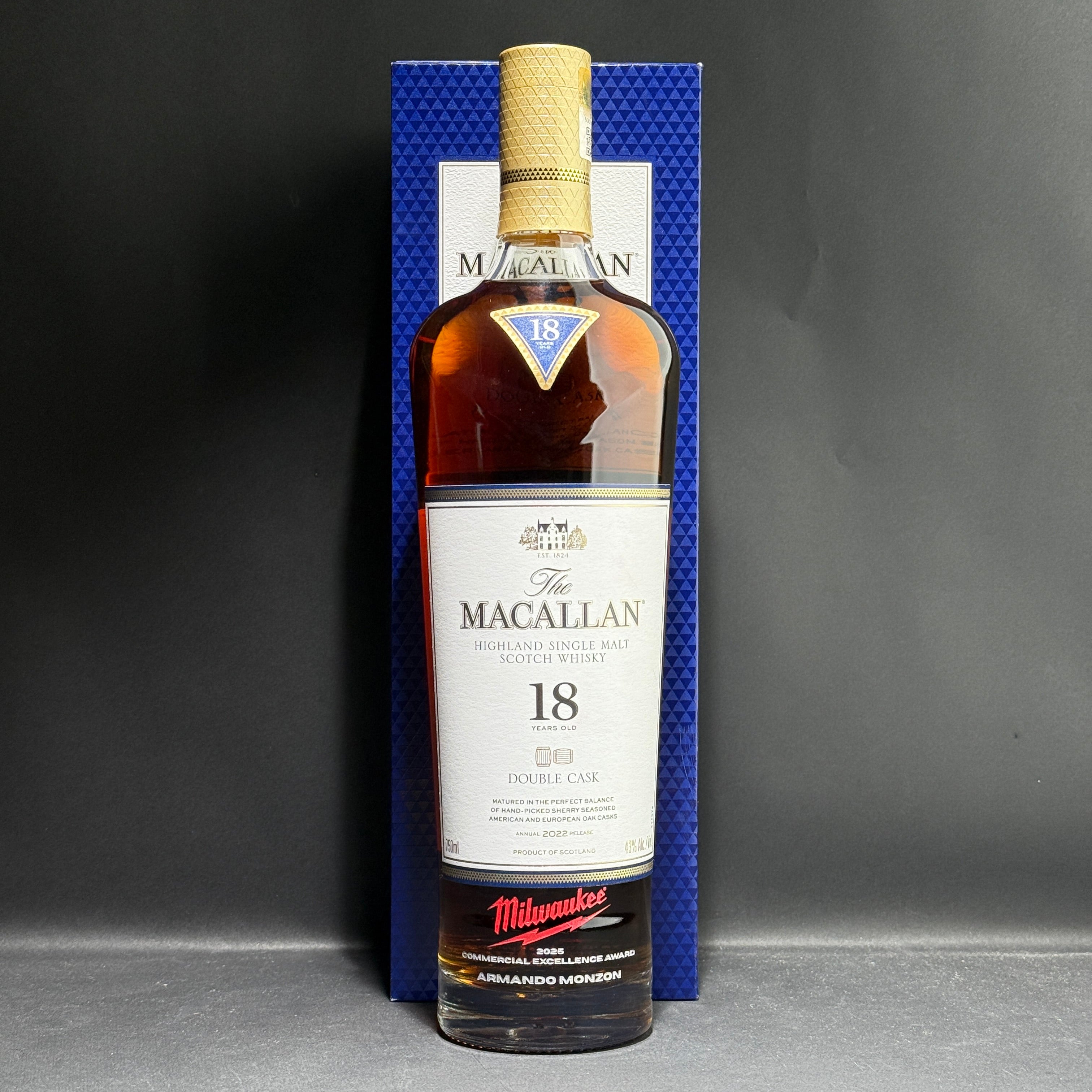 Engraved Macallan 18 Yr Double Cask - engraveVine