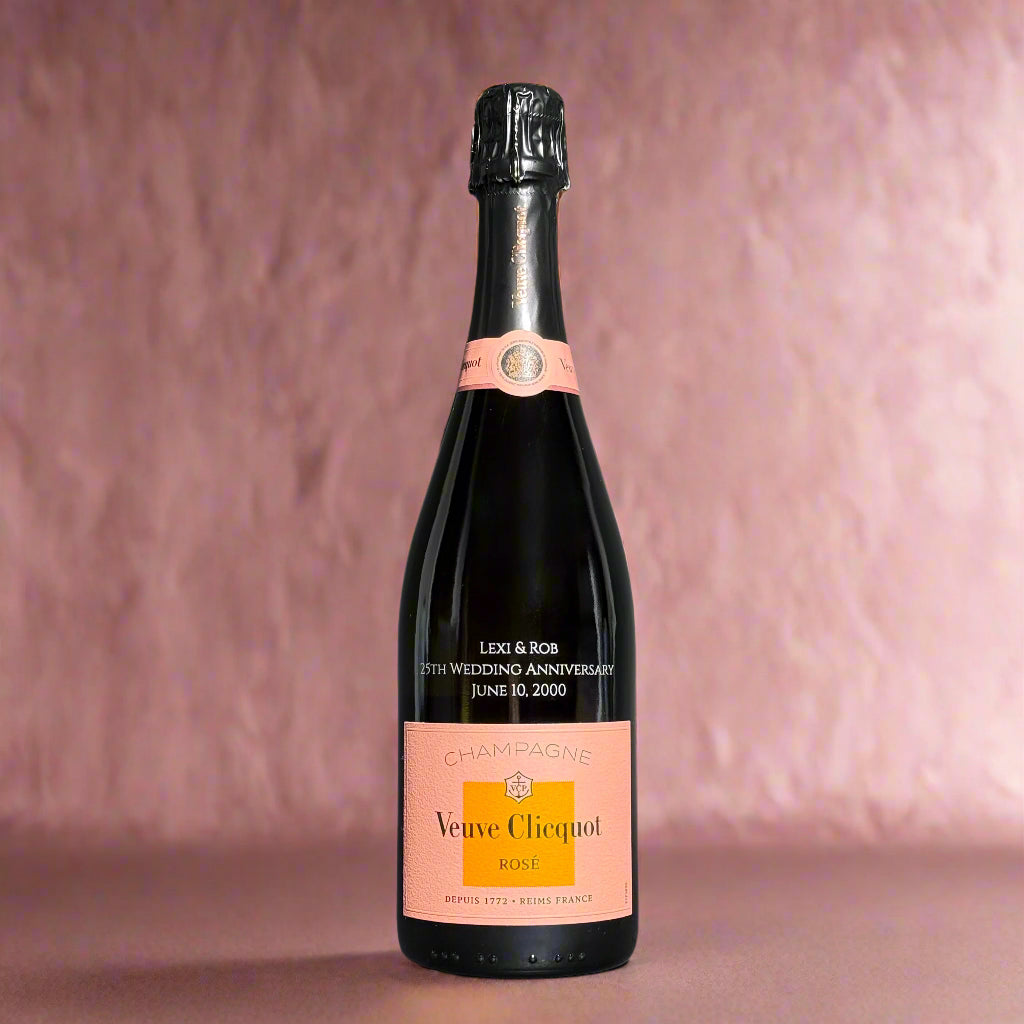 Engraved Veuve Clicquot Brut Rose - engraveVine