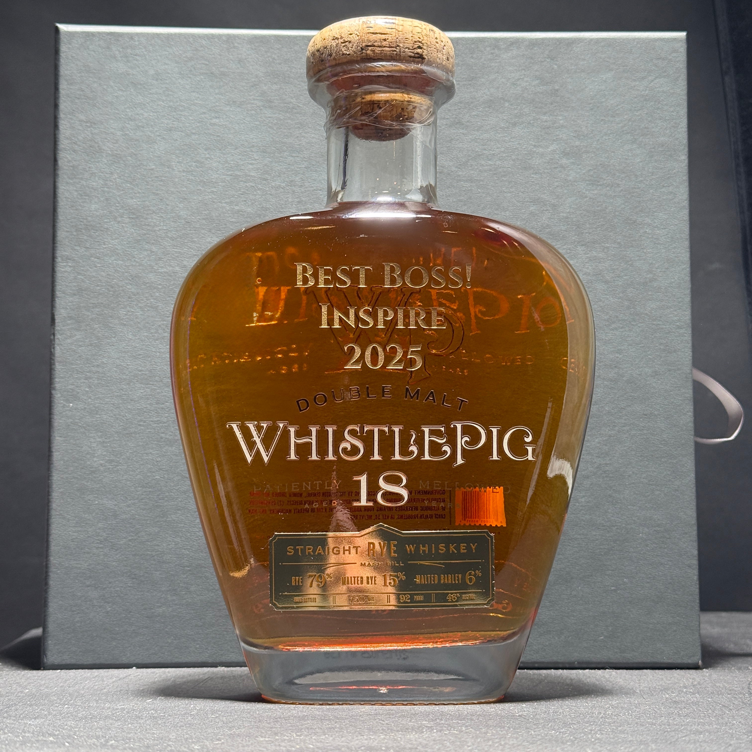 Engraved WhistlePig 18Yr Rye - engraveVine