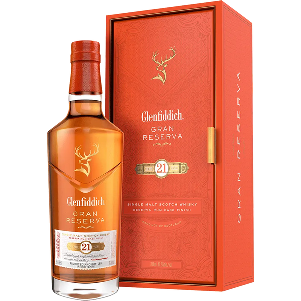 Engraved Glenfiddich Gran Reserva 21 Year – Personalized Gift
