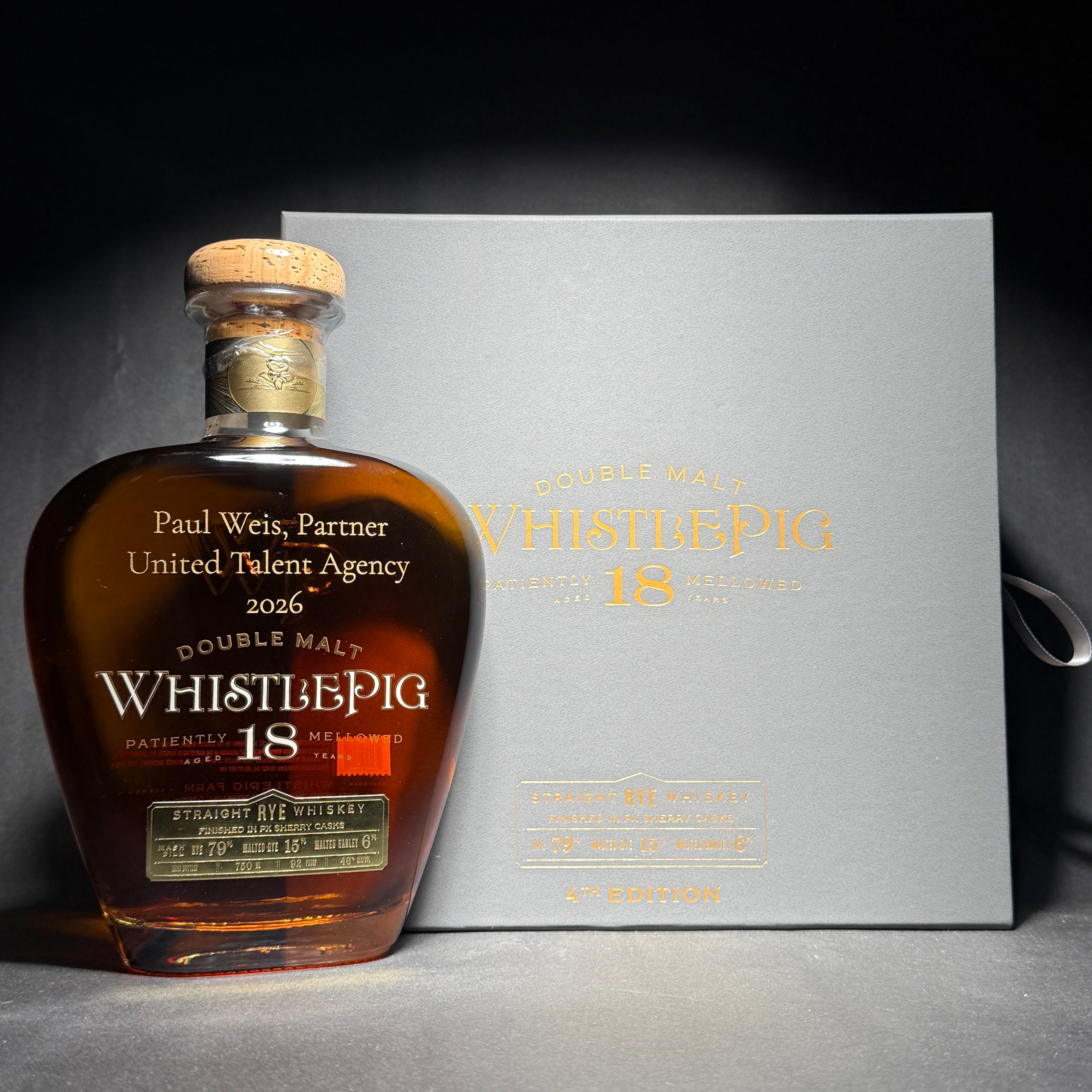 WhistlePig 18 Year Double Malt Rye