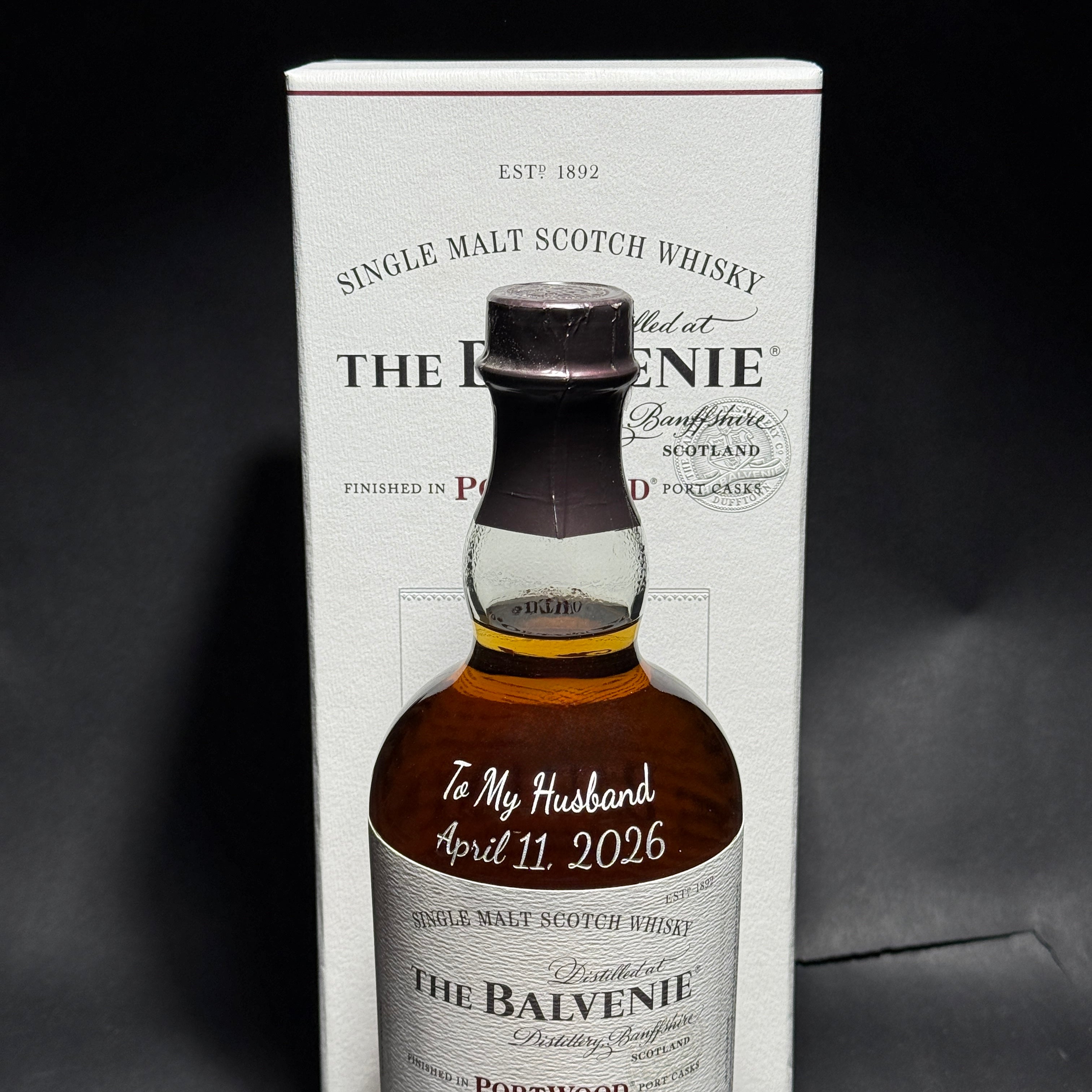 Engraved The Balvenie PortWood 21 Year – Personalized Gift