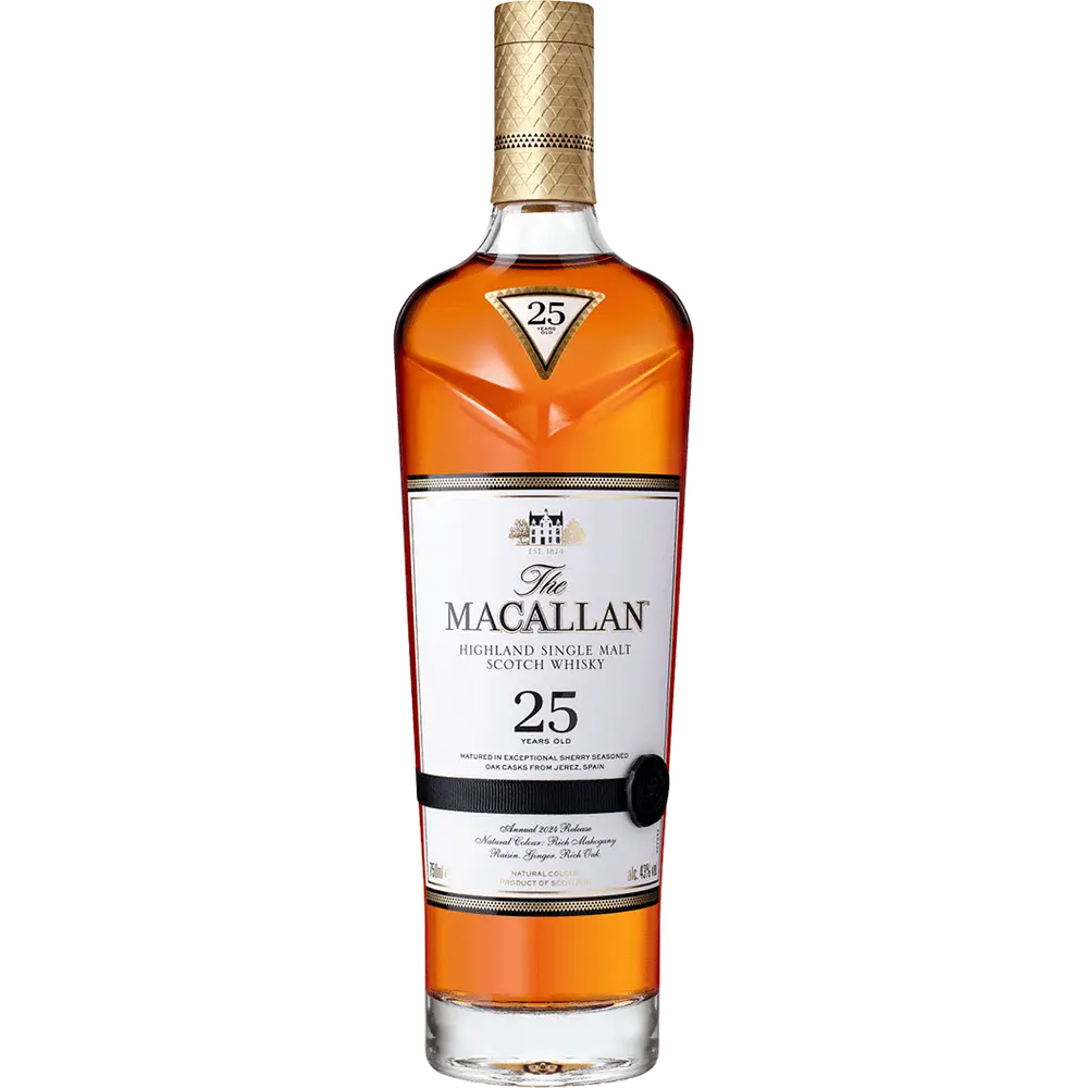 Macallan 25 Year Sherry Oak Single Malt Scotch