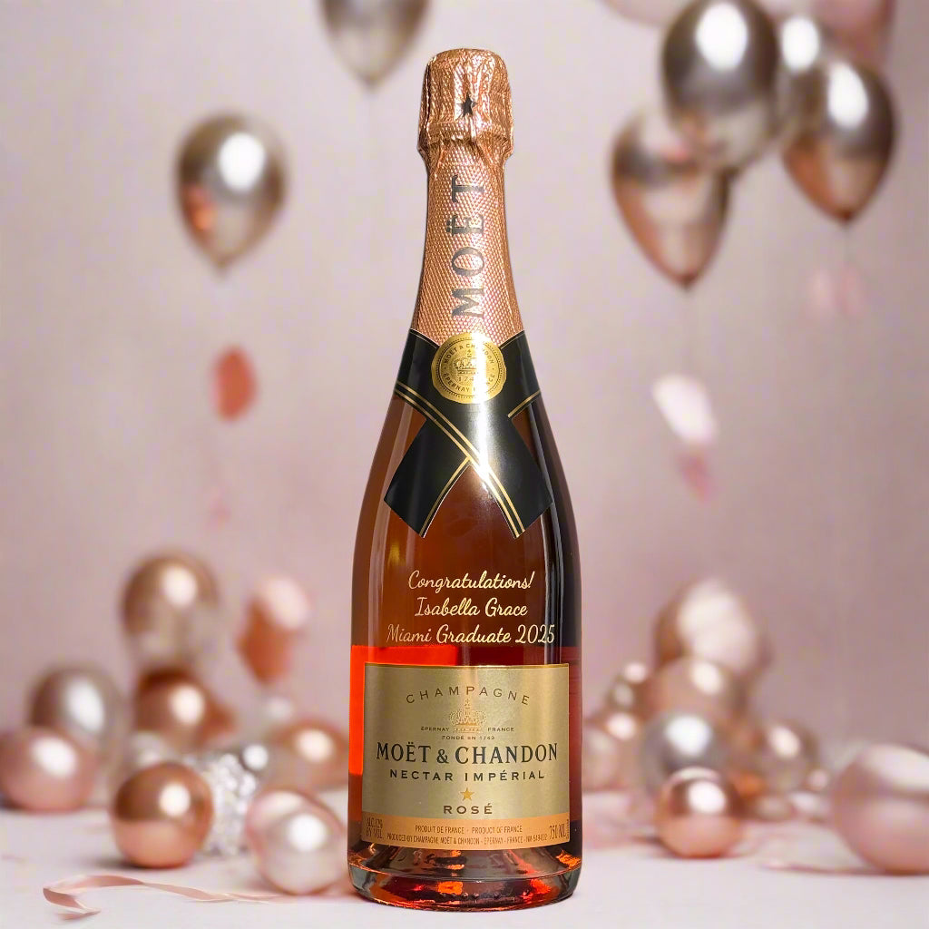 Moet & Chandon Nectar imperial Rose - engraveVine