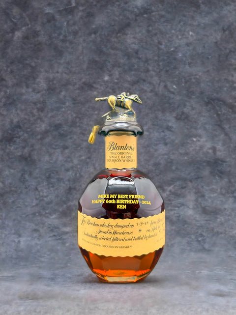 Engraved Blanton's Bourbon - engraveVine