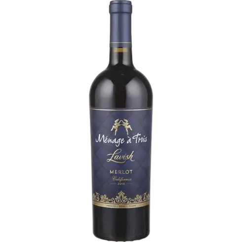 Menage A Trois Lavish Merlot - engraveVine