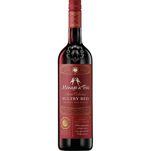 Menage A Trois Sultry Smooth Red Blend - engraveVine
